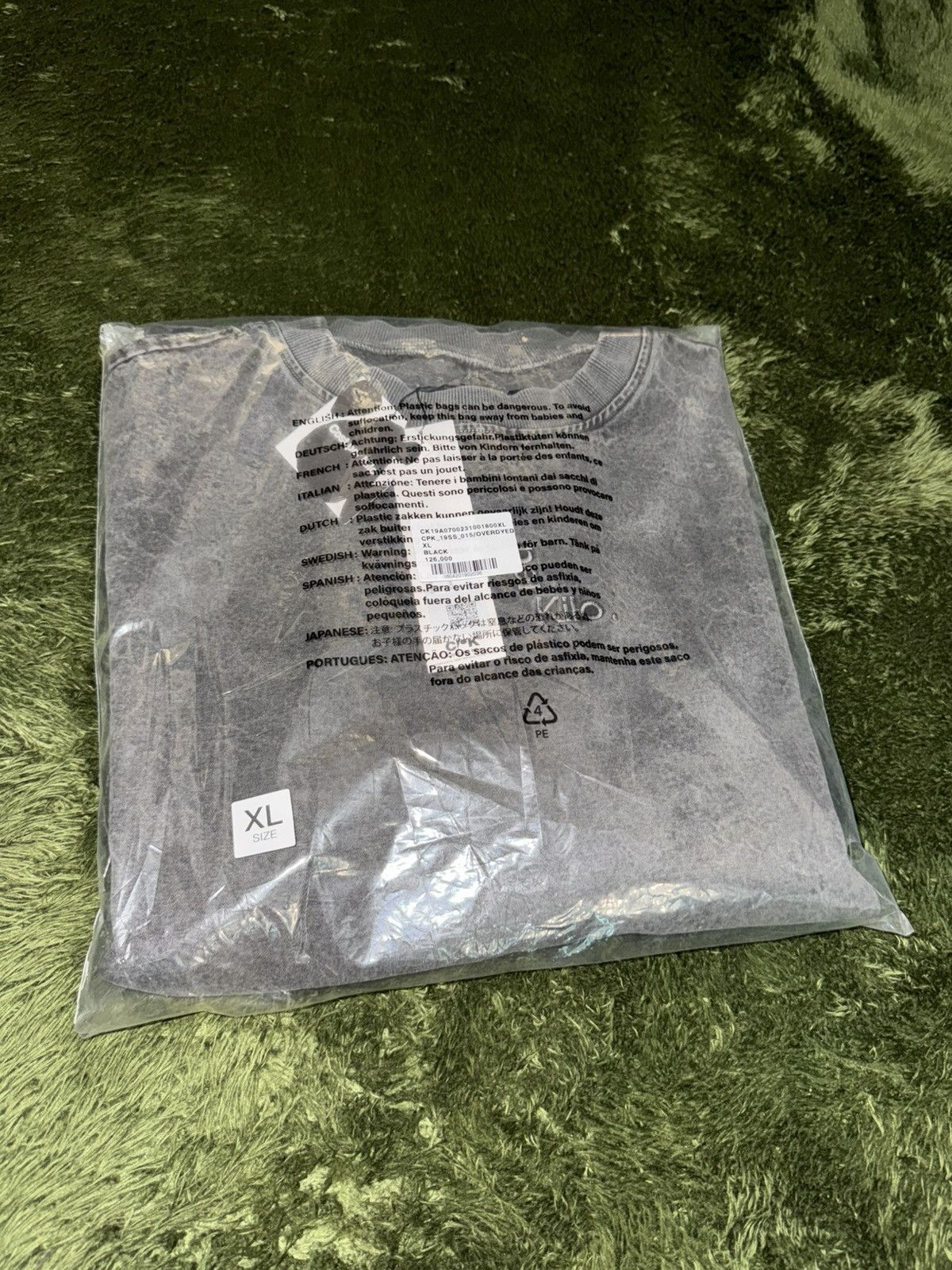 Japanese Brand [XL] cost per Kilo Vintage Wash Cotton Pullover Grey Size US XL / EU 56 / 4 - 12 Thumbnail
