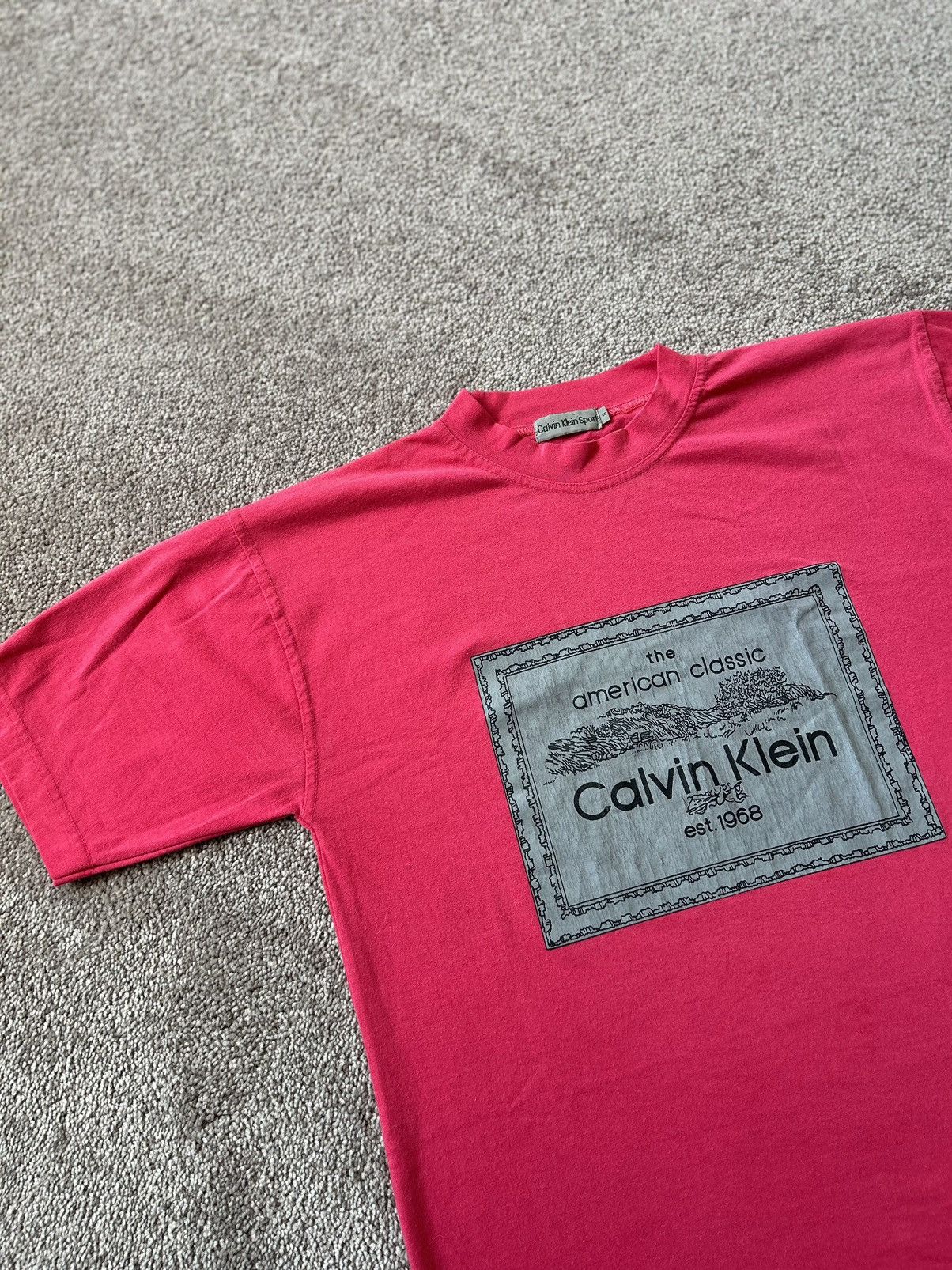 Calvin Klein × Vintage Vintage 90s Calvin Klein Tee Shirt Size US S / EU 44-46 / 1 - 2 Thumbnail