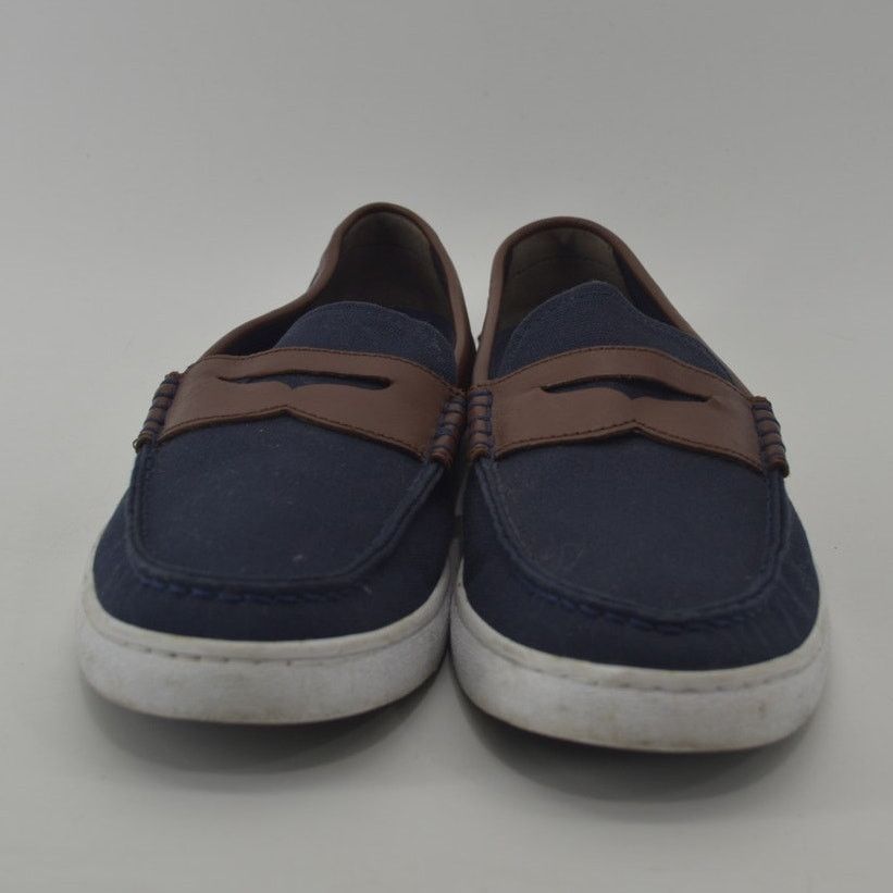 Cole Haan Cole Haan Nantucket Loafer Navy Blue Canvas Sneakers Sz 10M Size US 10 / EU 43 - 7 Thumbnail