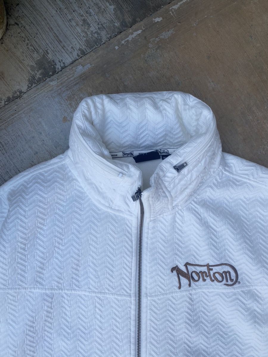 Norton Norton Woven Spellout zip up Jacket Size US XL / EU 56 / 4 - 3 Thumbnail