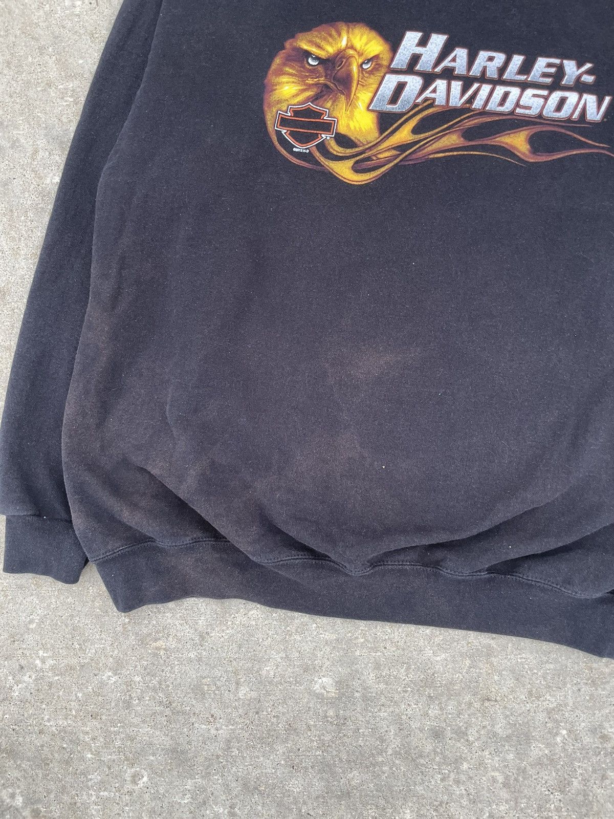 Harley Davidson × Vintage Harley Davidson sweatshirt Size US L / EU 52-54 / 3 - 3 Thumbnail