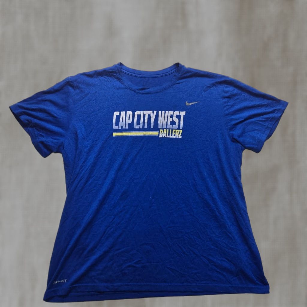 Nike Nike Cap City West Ballerz Tee T-Shirt Short Sleeve Adult Men's 2XL XXL Blue Size US XXL / EU 58 / 5 - 1 Thumbnail