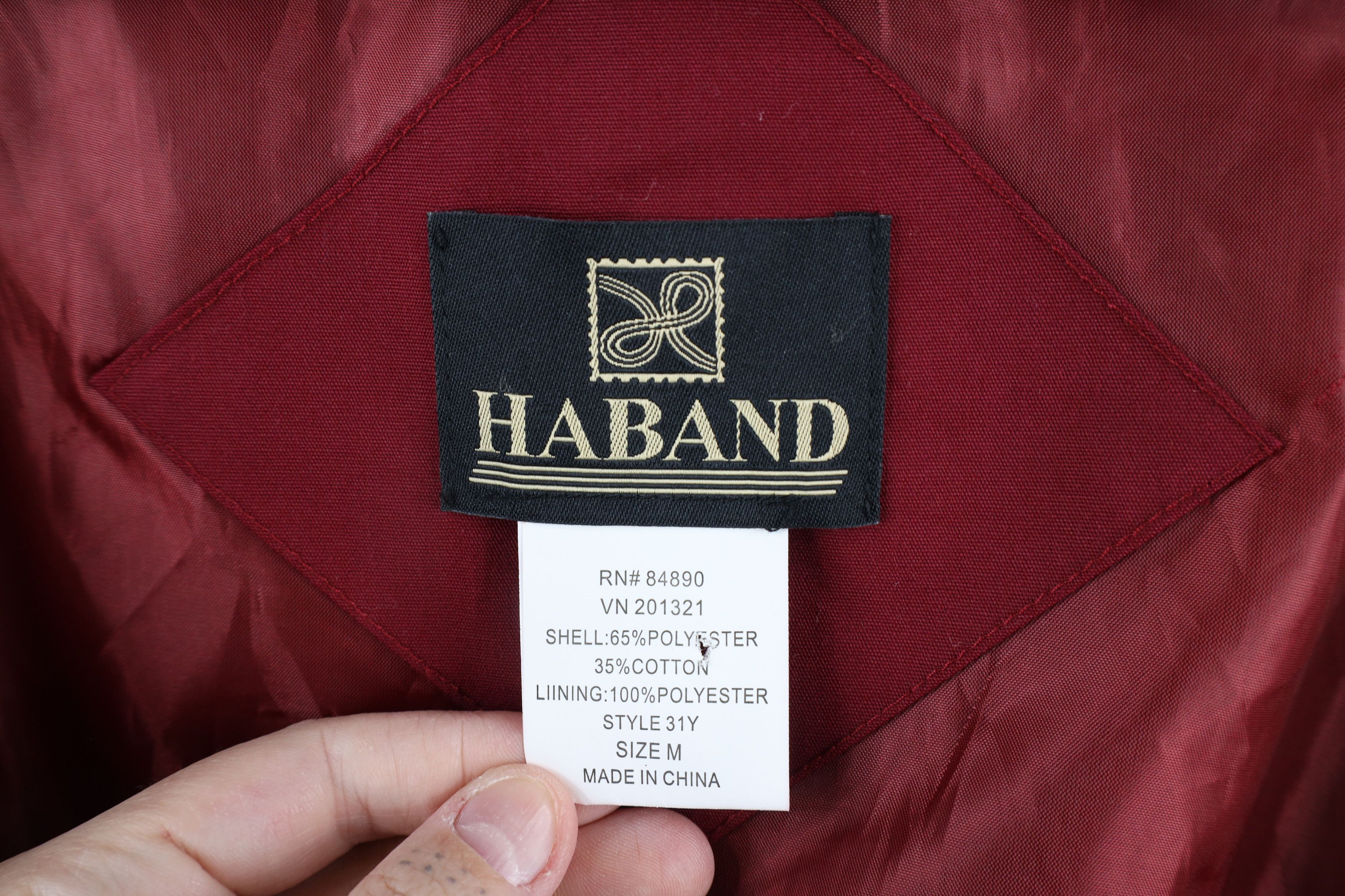 Vintage Vintage 90s Streetwear Blank Full Zip Bomber Jacket Red Size US M / EU 48-50 / 2 - 10 Thumbnail