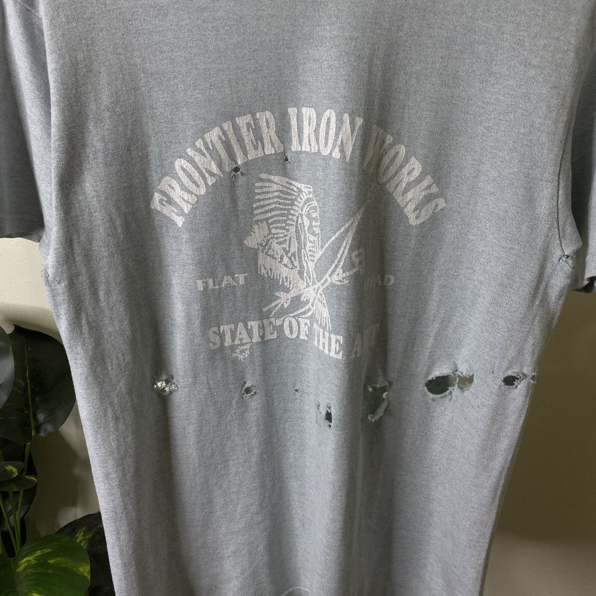 The Flat Head Frontier Iron Works Distressed Tee Size US M / EU 48-50 / 2 - 3 Thumbnail