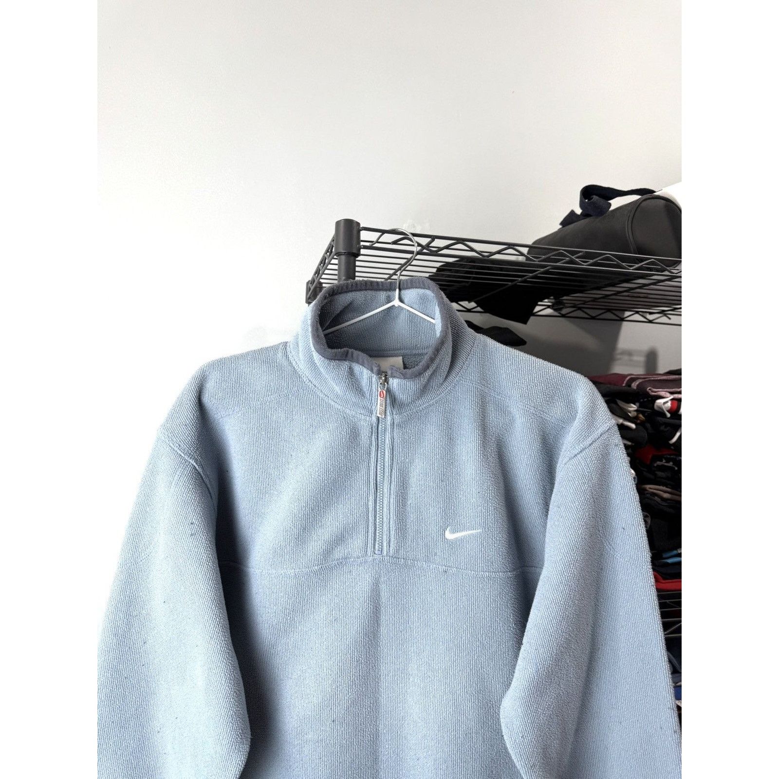 Nike Vintage 1990’s Nike Fleece Sweatshirt Y2K Hype Size US M / EU 48-50 / 2 - 2 Thumbnail