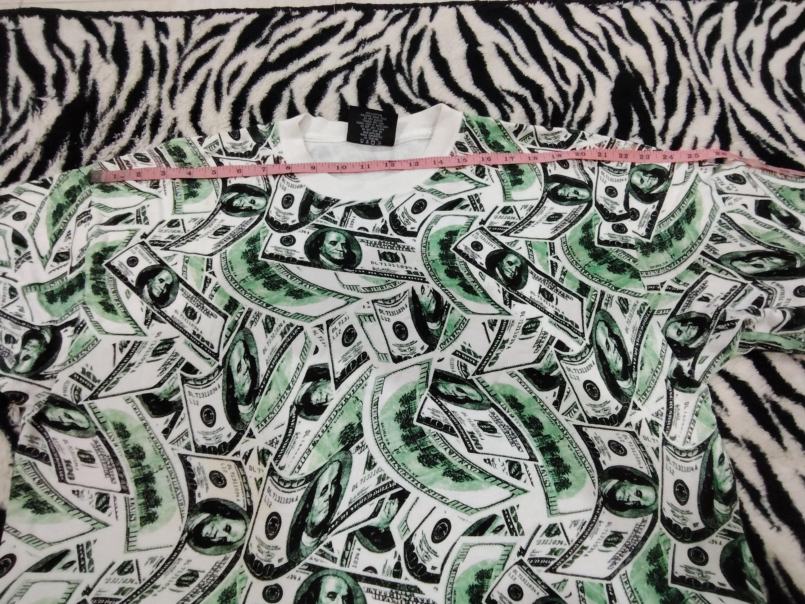 Vintage Vintage Over print us dollar Size US XL / EU 56 / 4 - 7 Thumbnail