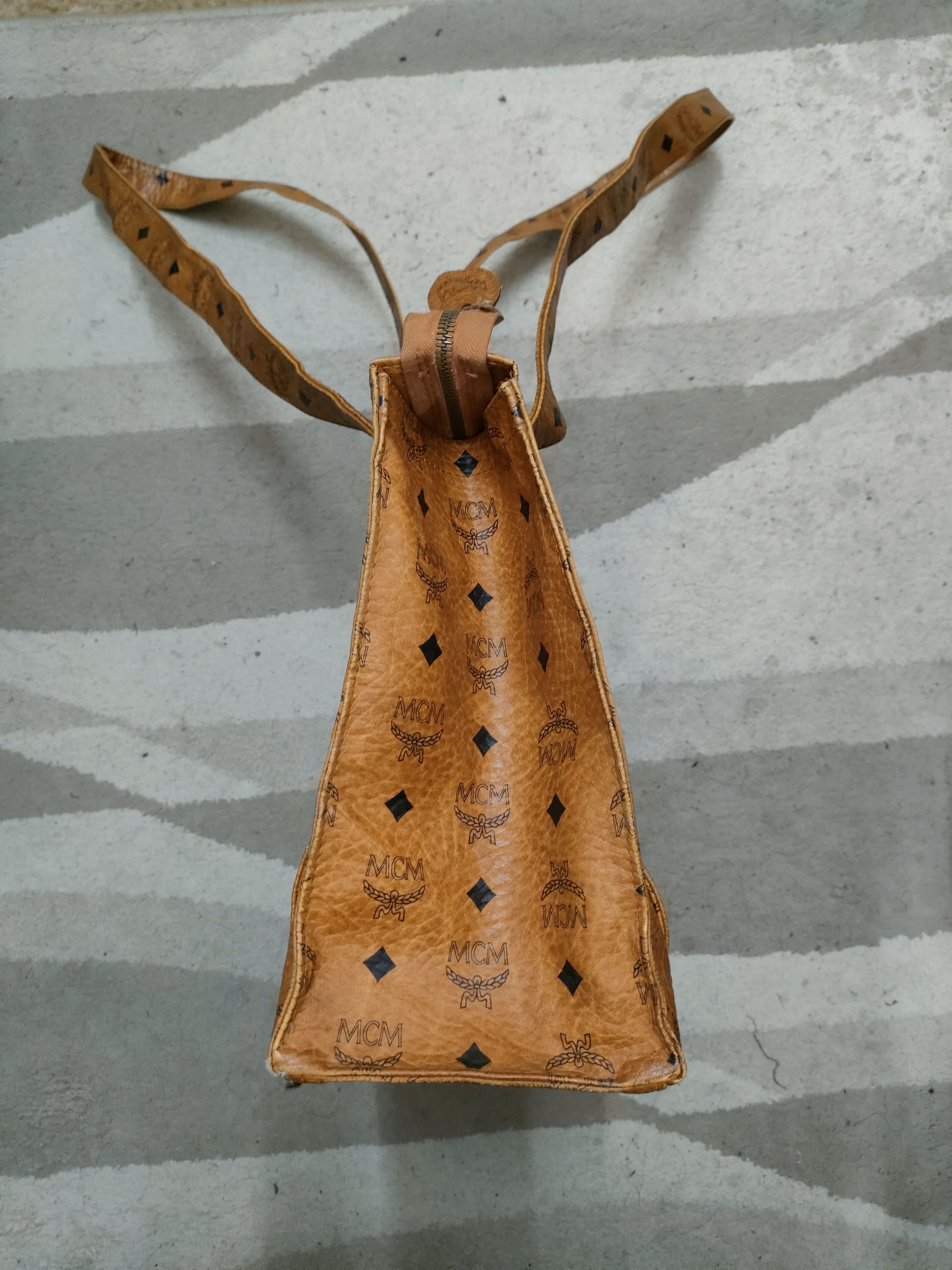 MCM × Vintage Vintage MCM Monogram Tote Bag Size ONE SIZE - 3 Thumbnail