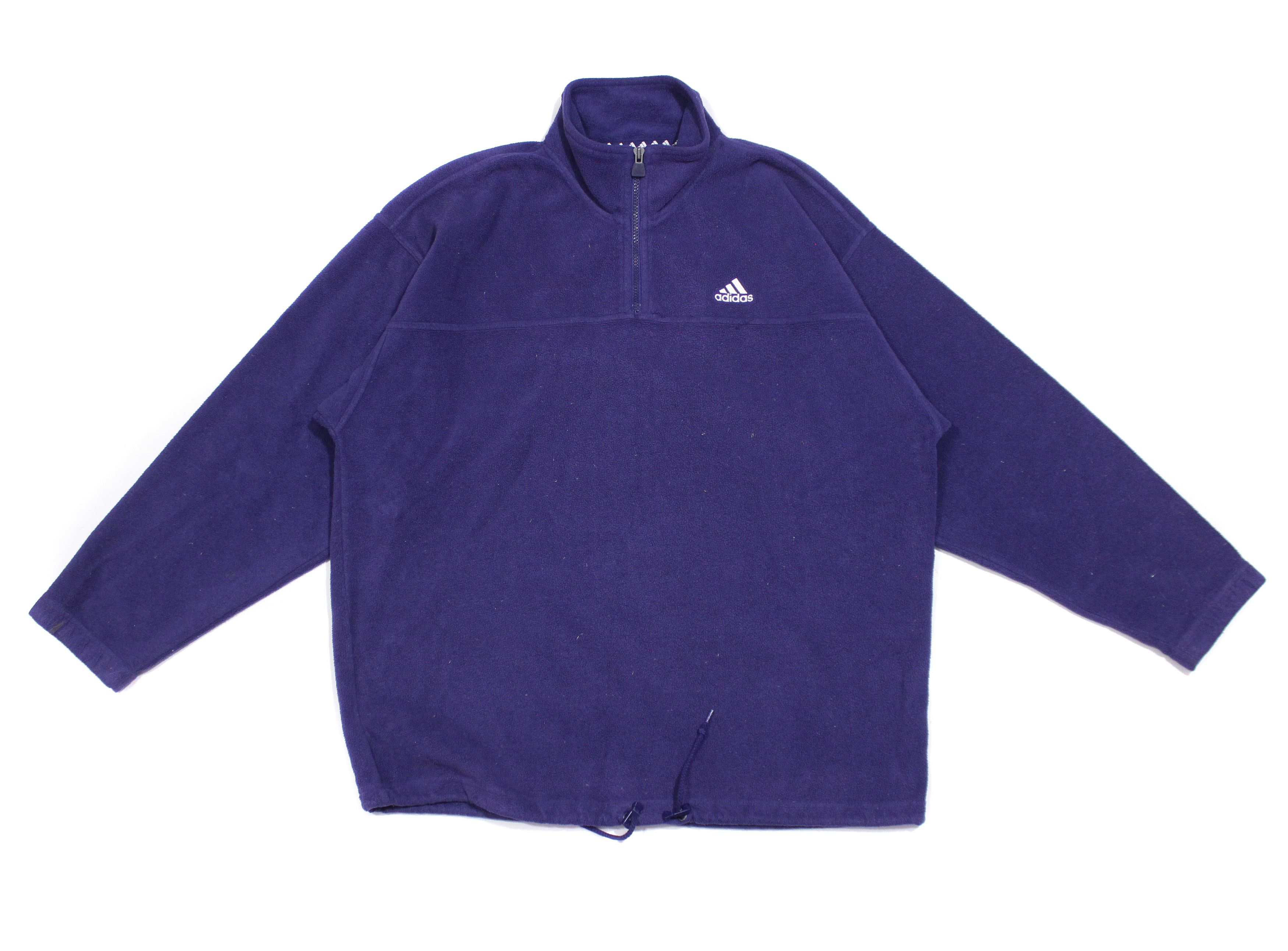 Adidas 1999 Logo Fleece Anorak Size US XL / EU 56 / 4 - 1 Thumbnail