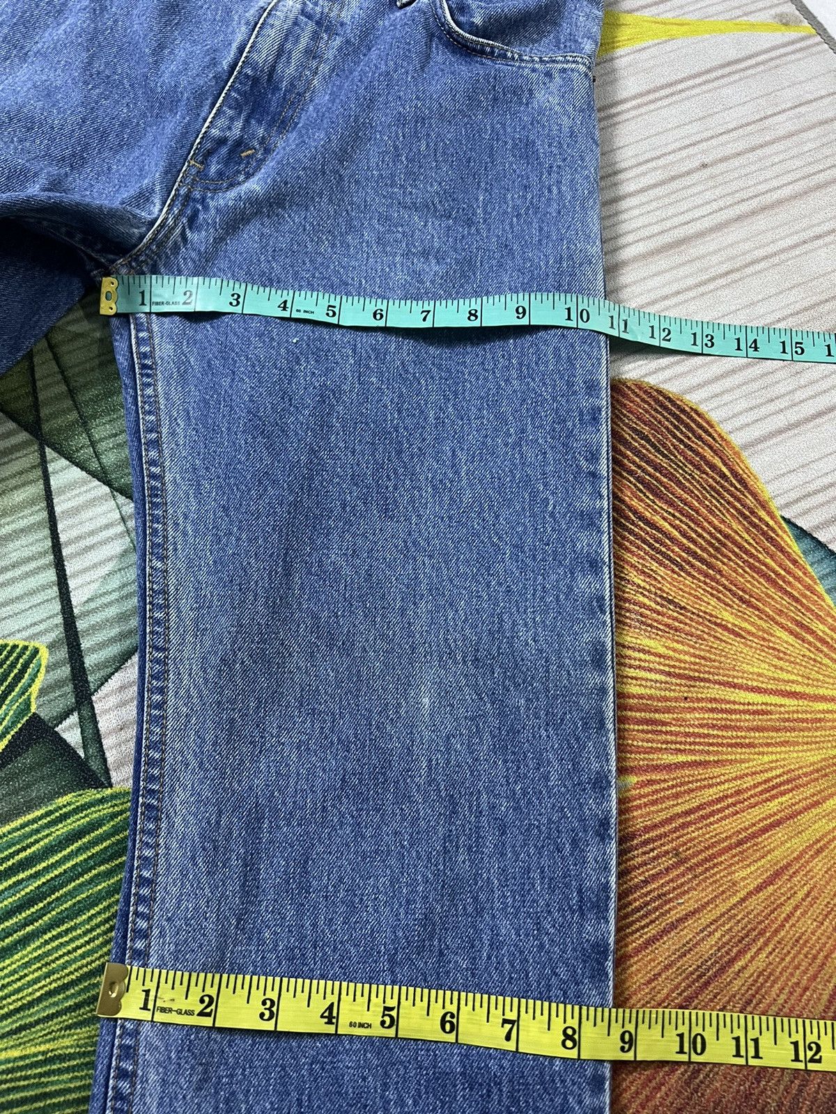 Levi's VTG Y2K LEVIS 607 BLUE JEANS ORANGE TAB Size US 30 / EU 46 - 9 Thumbnail
