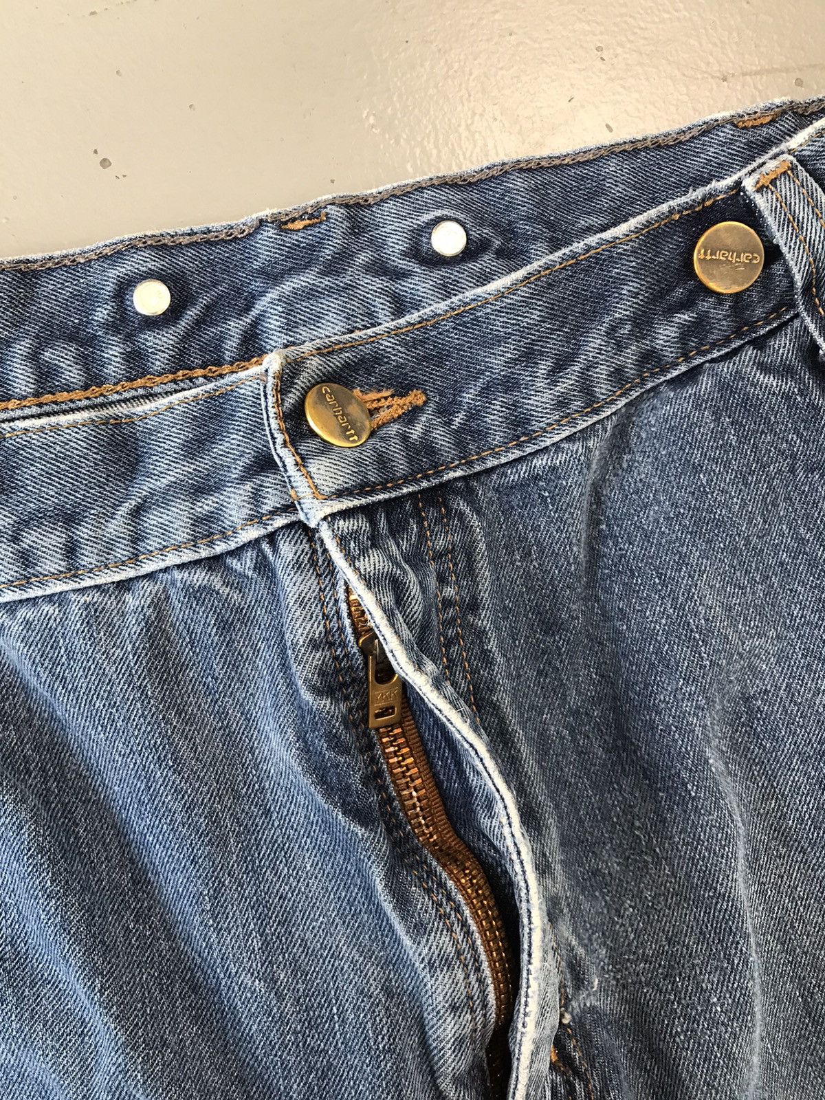 Carhartt × Vintage Vintage Carhartt b01 double knee denim Size US 38 / EU 54 - 5 Thumbnail