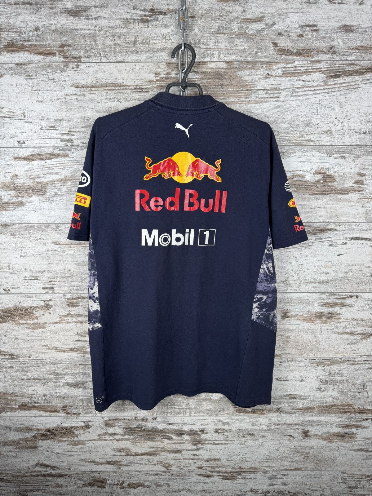 Puma × Red Bull Mens Vintage Puma Red Bull racing polos T-shirt tee Size US XL / EU 56 / 4 - 14 Thumbnail