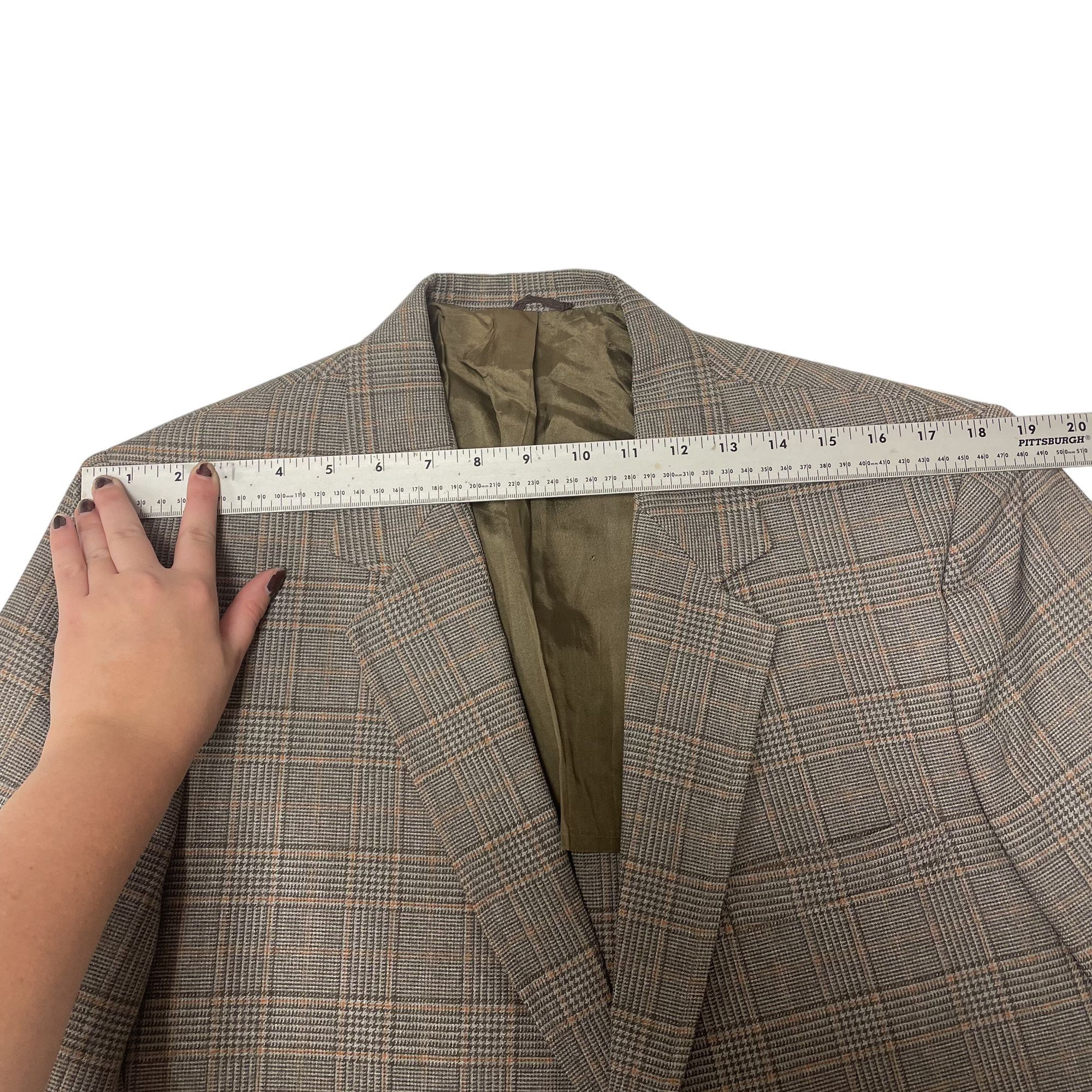 Other Vtg JcPenney MOD Disco OVERCHECK Party Sport Coat Size 40R - 8 Thumbnail