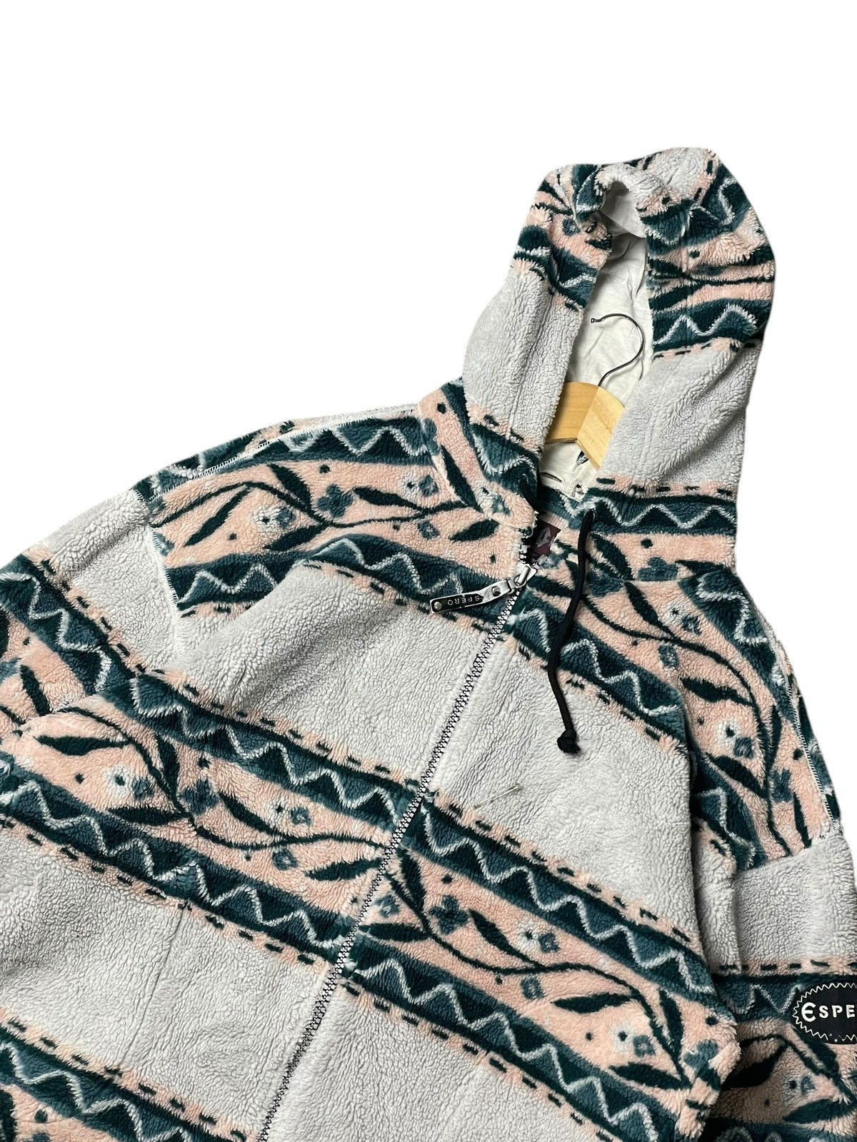 Japanese Brand × Vintage Japanese Brand American Native Pattern Fleece Hoodie (94) Size US M / EU 48-50 / 2 - 2 Thumbnail