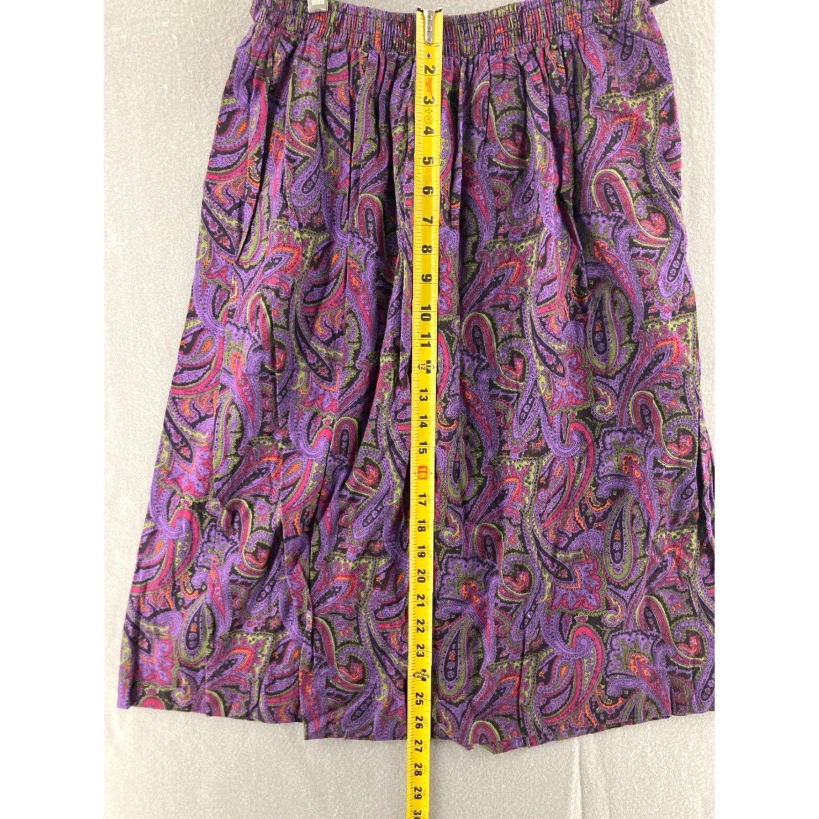 Vintage VINTAGE intriguing threads Skirt Womens M Black Maxi Long 90s Beach Retro Womens Size 32" / US 10 / IT 46 - 4 Thumbnail