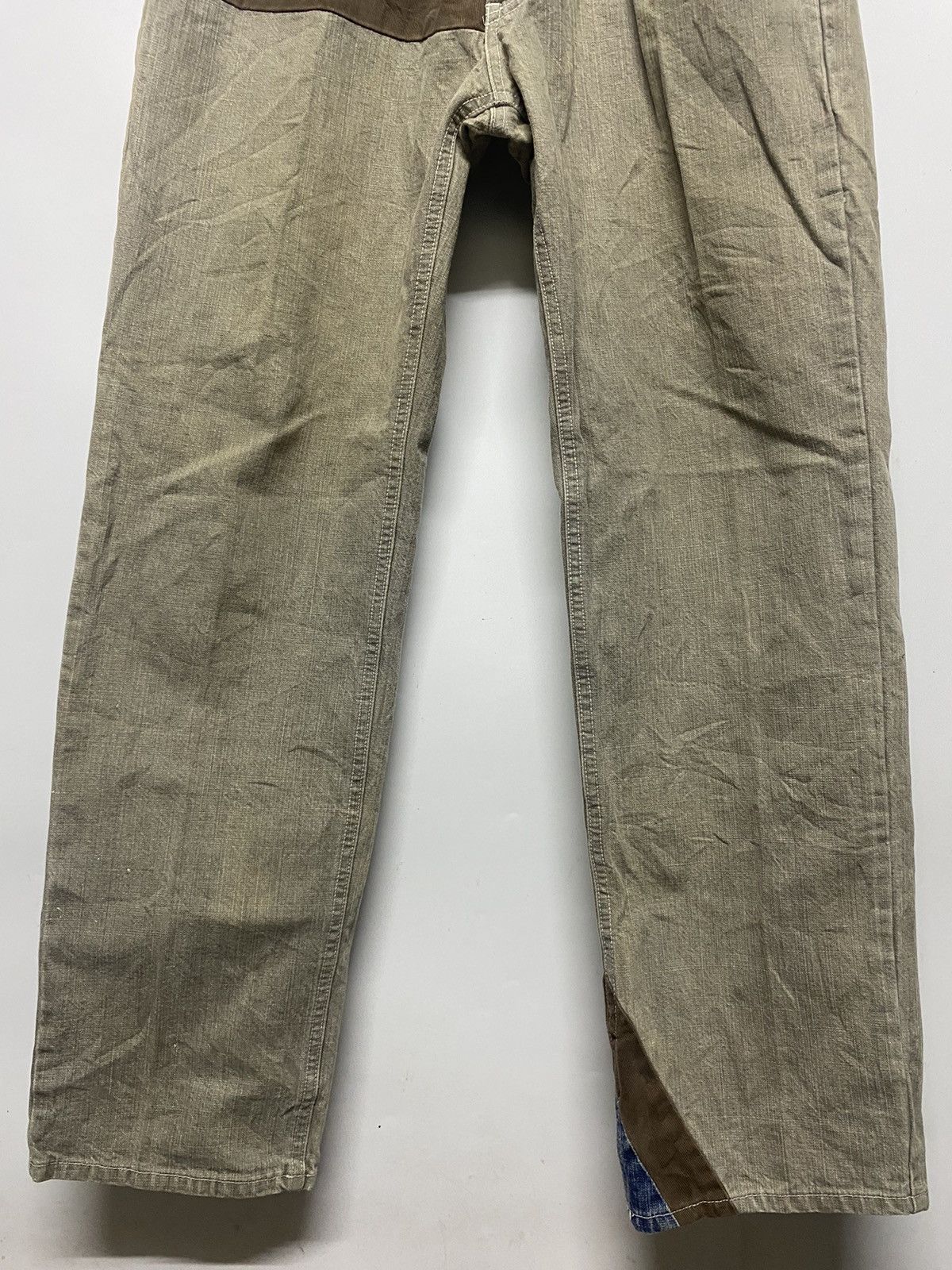 Japanese Brand Monitor Graphic Design Wear Denim Patches Jeans Pants Size US 30 / EU 46 - 4 Thumbnail