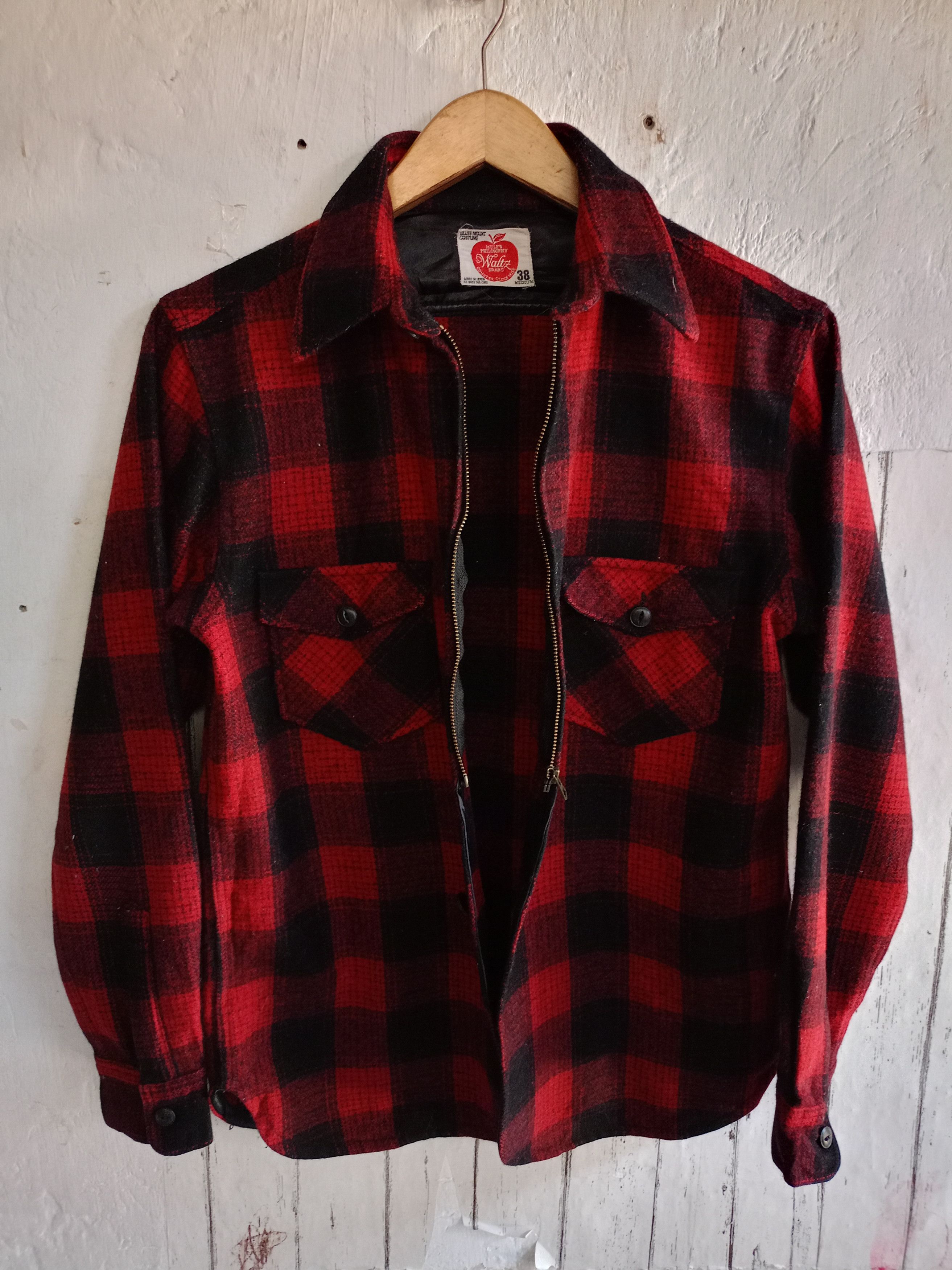 Japanese Brand Waltz Flannel Shirts Size US M / EU 48-50 / 2 - 3 Thumbnail