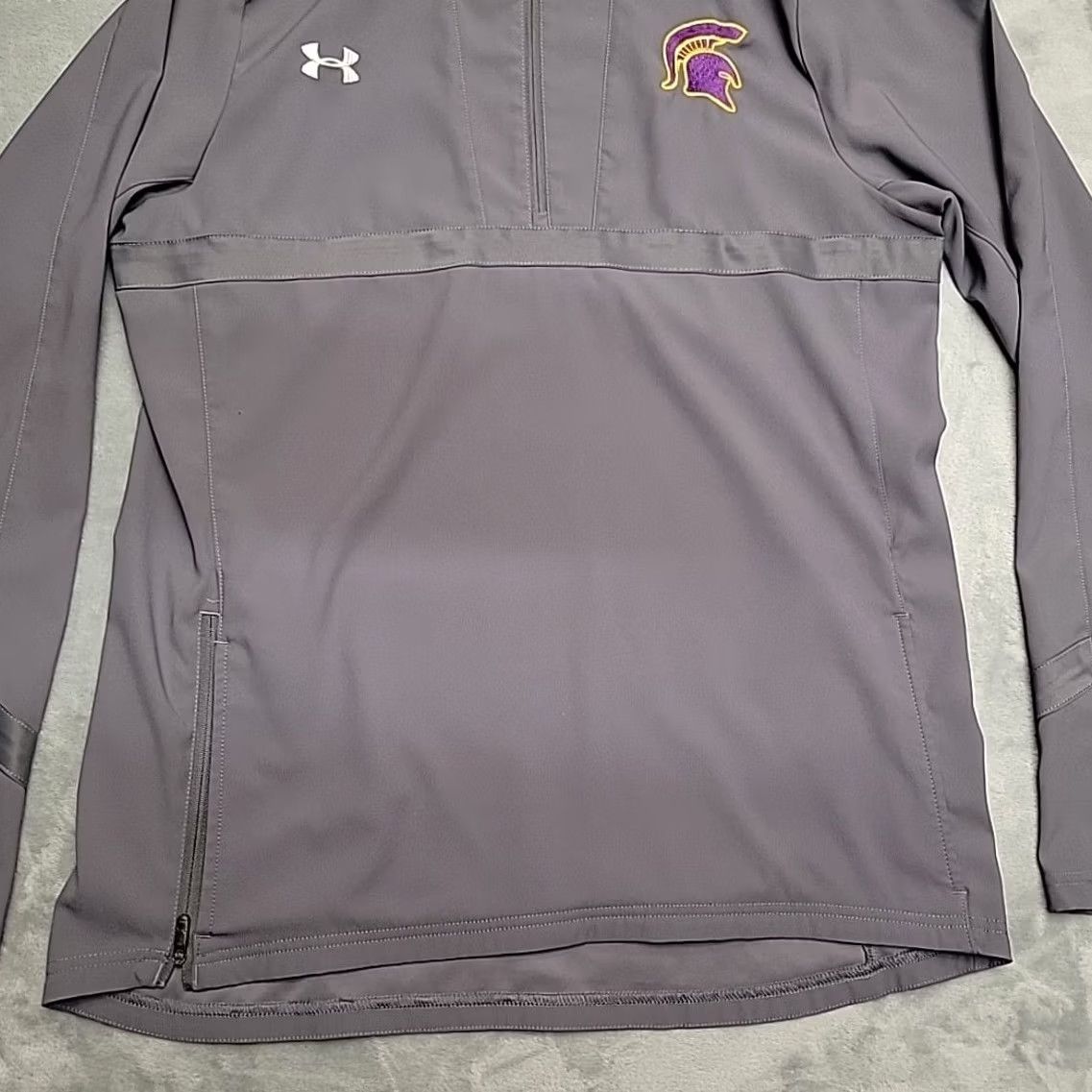 Under Armour Under armour Jacket Womens M Gray Zip Warm Loose Fit Hooded Casual Size M / US 6-8 / IT 42-44 - 2 Thumbnail