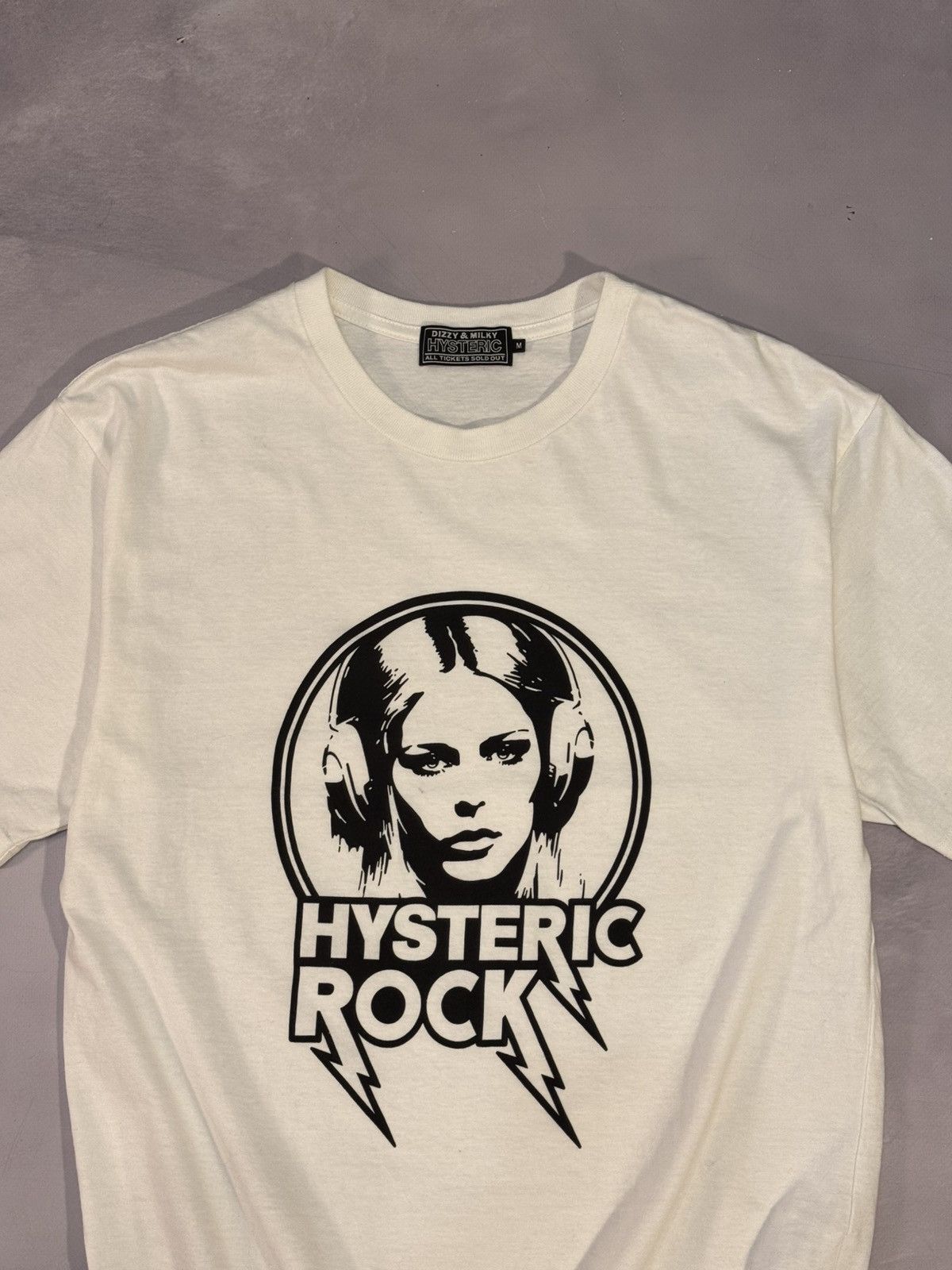Hysteric Glamour Hysteric Glamour HYS Rock Tee(White/M) Size US M / EU 48-50 / 2 - 4 Thumbnail