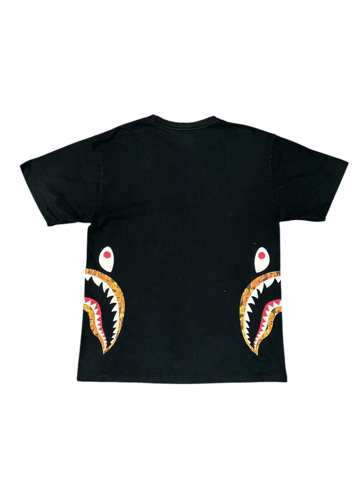 Bape Bape Flame Side Shark Tee Size US L / EU 52-54 / 3 - 2 Thumbnail