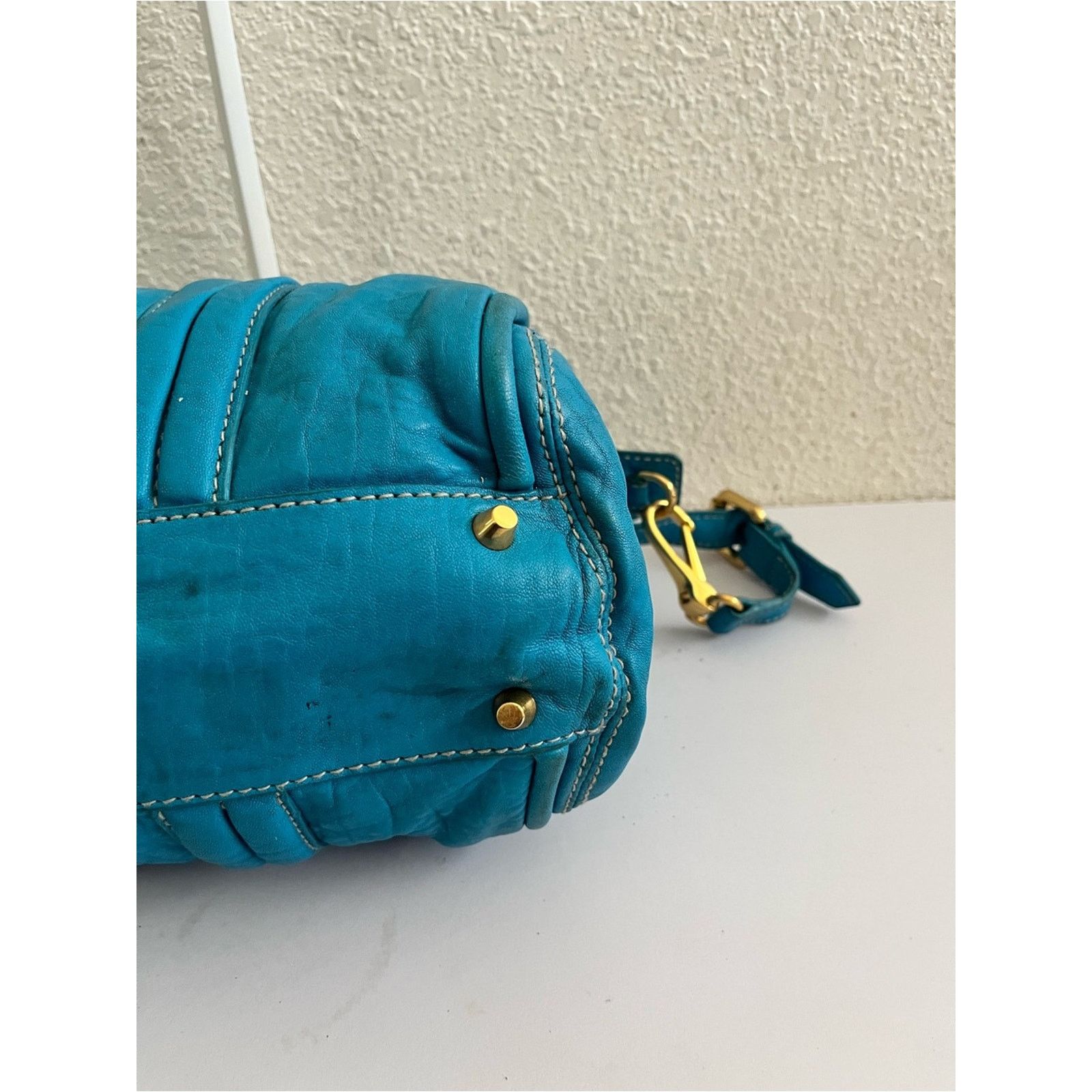 Burberry Burberry peppled leather Boston bag Size ONE SIZE - 8 Thumbnail