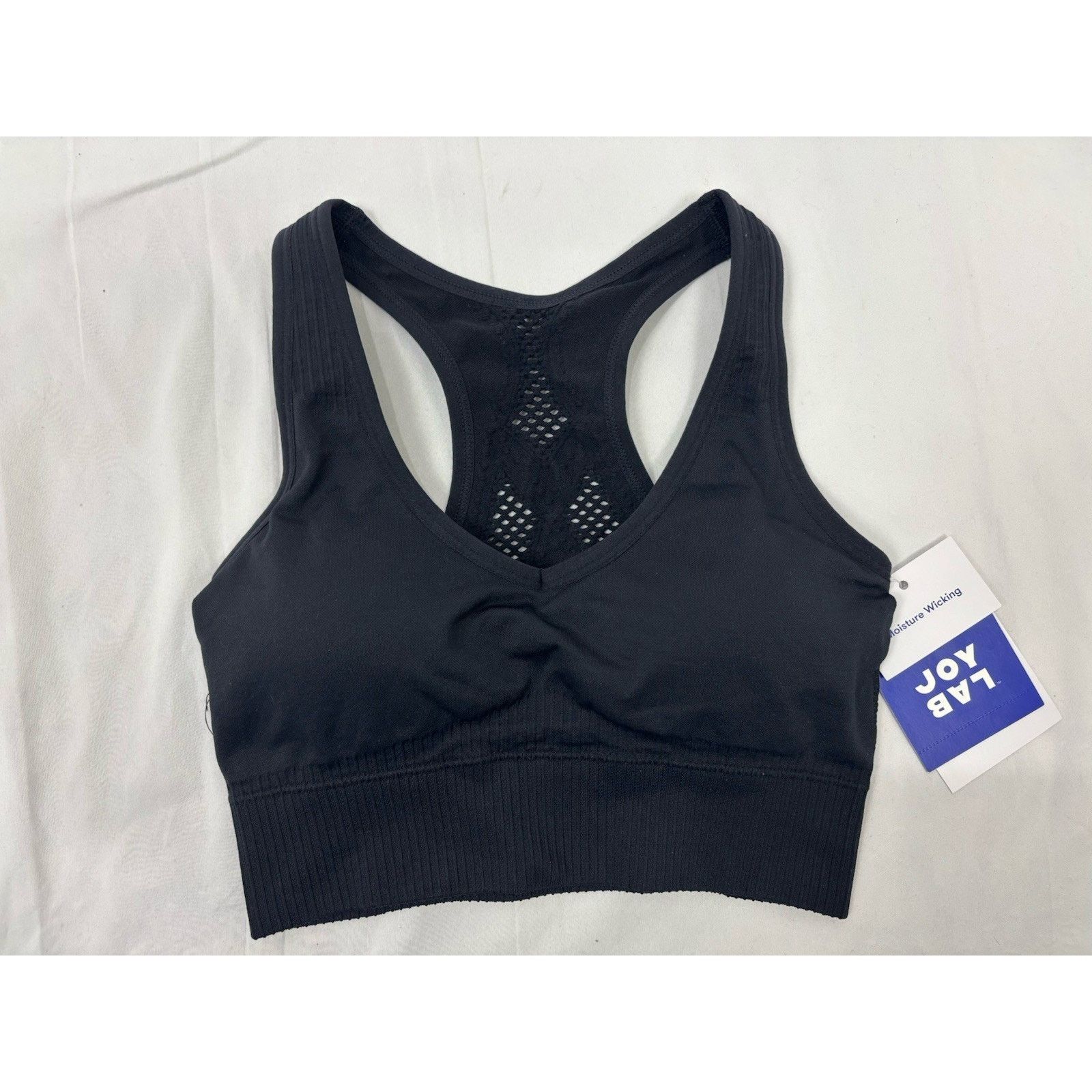 Target Basics BNWT Joy Lab Sports Bra Top Padded Women’s Size S Black Size ONE SIZE - 1 Thumbnail