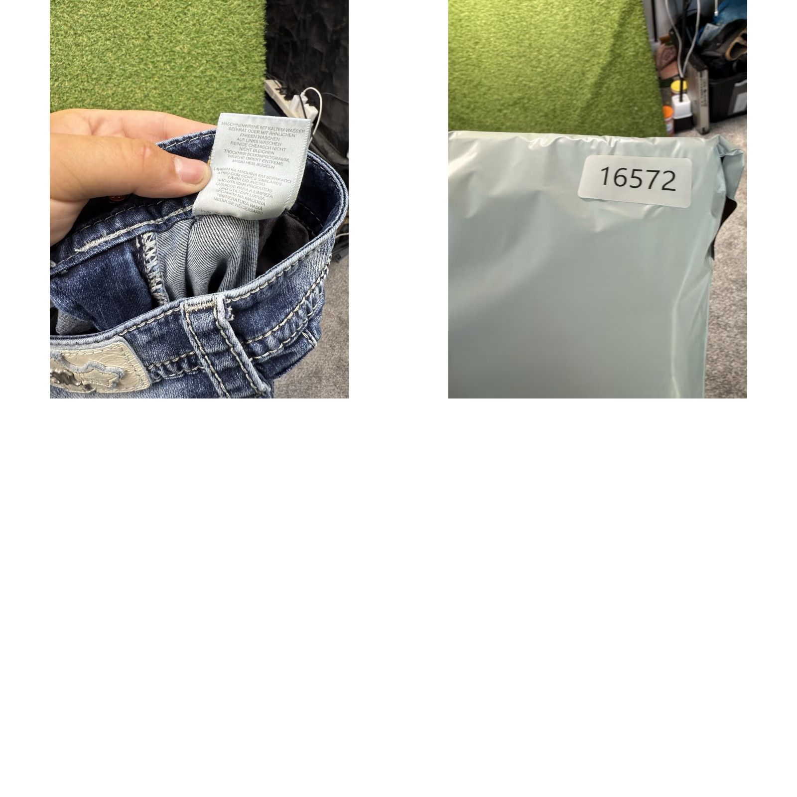 Miss Me Miss Me Jeans Womens 29 Bootscut Jeans Blues Cowgirl Rock Southwestern Buckle Bke 2000s Y2K Vintage No Size 29" - 9 Thumbnail