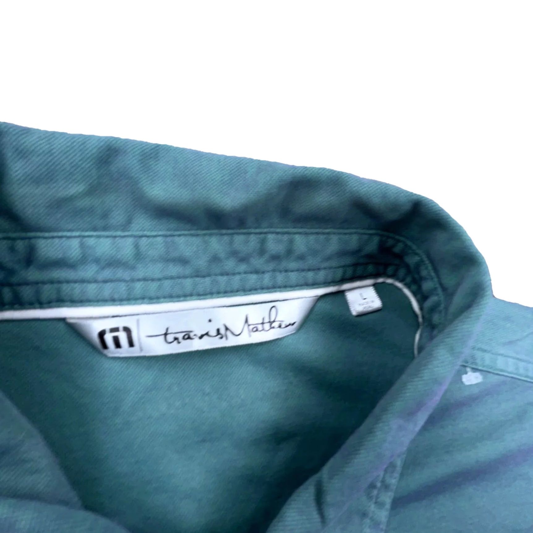 TravisMathew Travis Mathew Polo Shirt Men Large Green Pima Performance Golf Tennis Adult Size US L / EU 52-54 / 3 - 2 Thumbnail