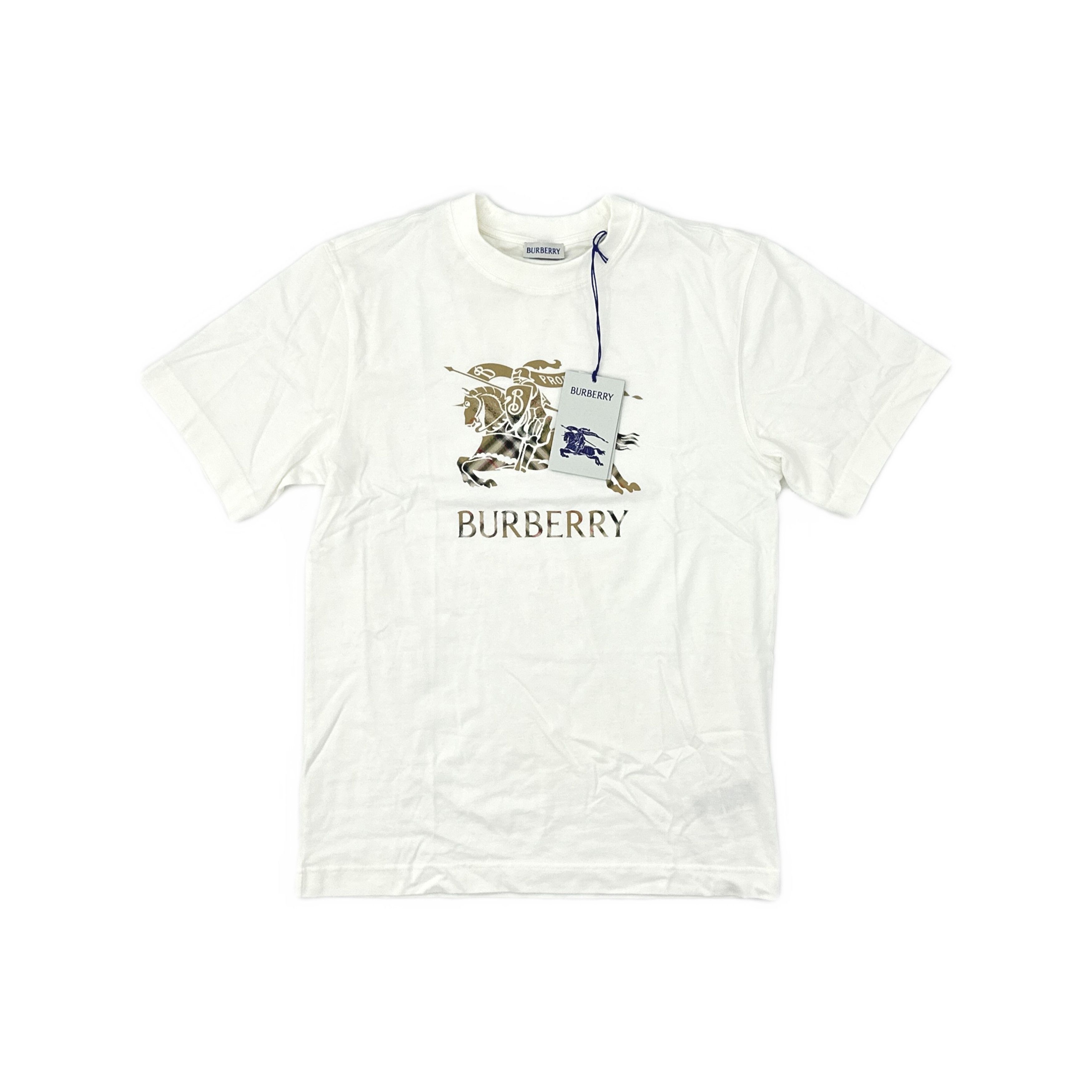 Burberry Burberry Equestrian Knight Logo T-Shirt Size S Size US S / EU 44-46 / 1 - 1 Thumbnail