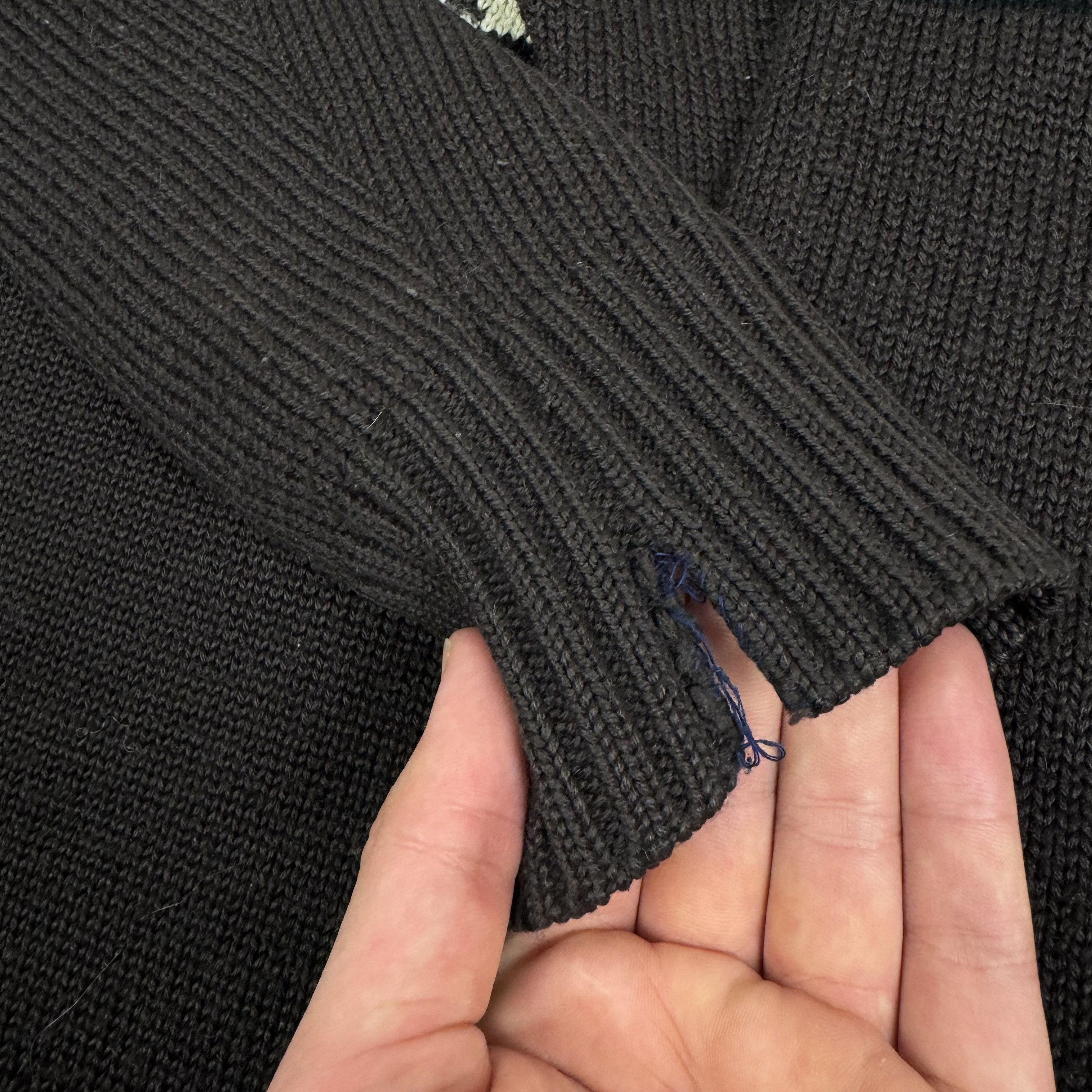 Stussy Stüssy vintage Brown Knit Nordic Pattern Pullover Sweater L Size US L / EU 52-54 / 3 - 8 Thumbnail