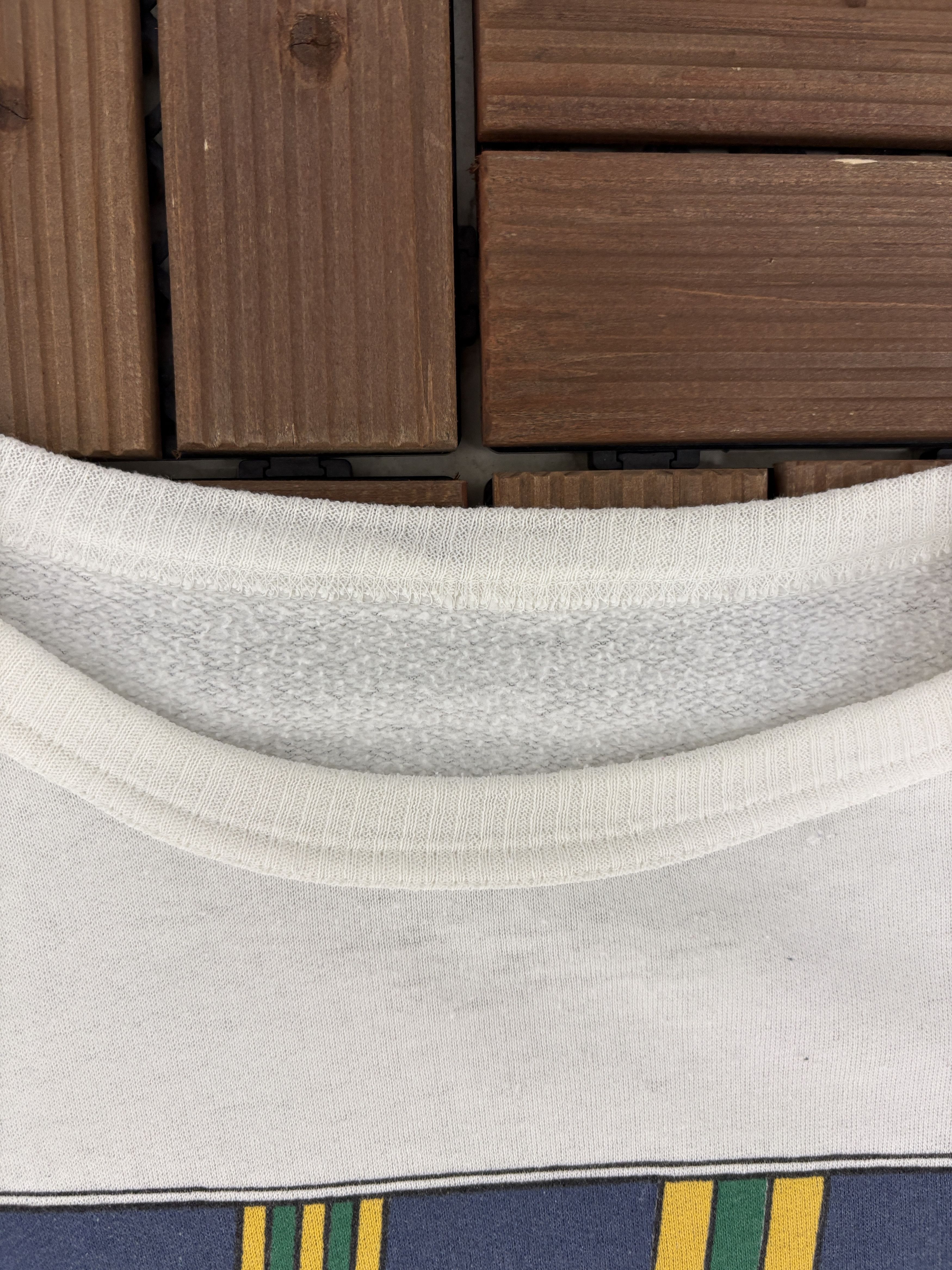 Vintage Italian Air Force 15th Wing Vintage White Crewneck Sweater Size US L / EU 52-54 / 3 - 6 Thumbnail