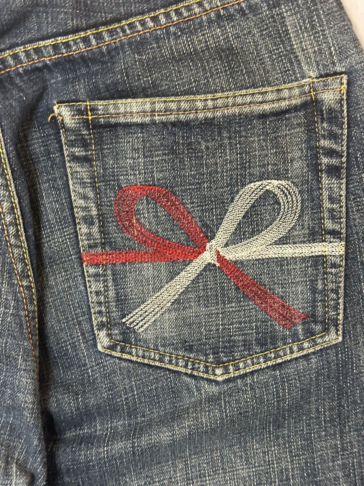 Evisu EVISU Ribbon Embroidered Denim Pants. Size US 32 / EU 48 - 17 Thumbnail