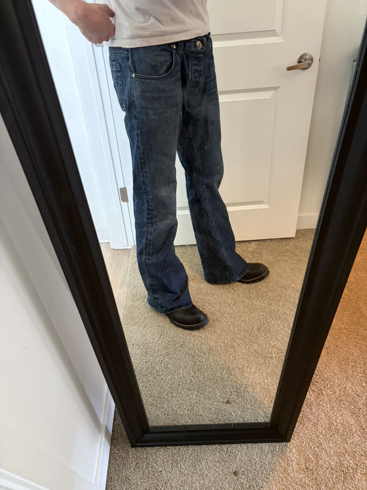 Chrome Hearts Chrome Hearts Jeans RS Denim Flared Size US 38 / EU 54 - 18 Thumbnail