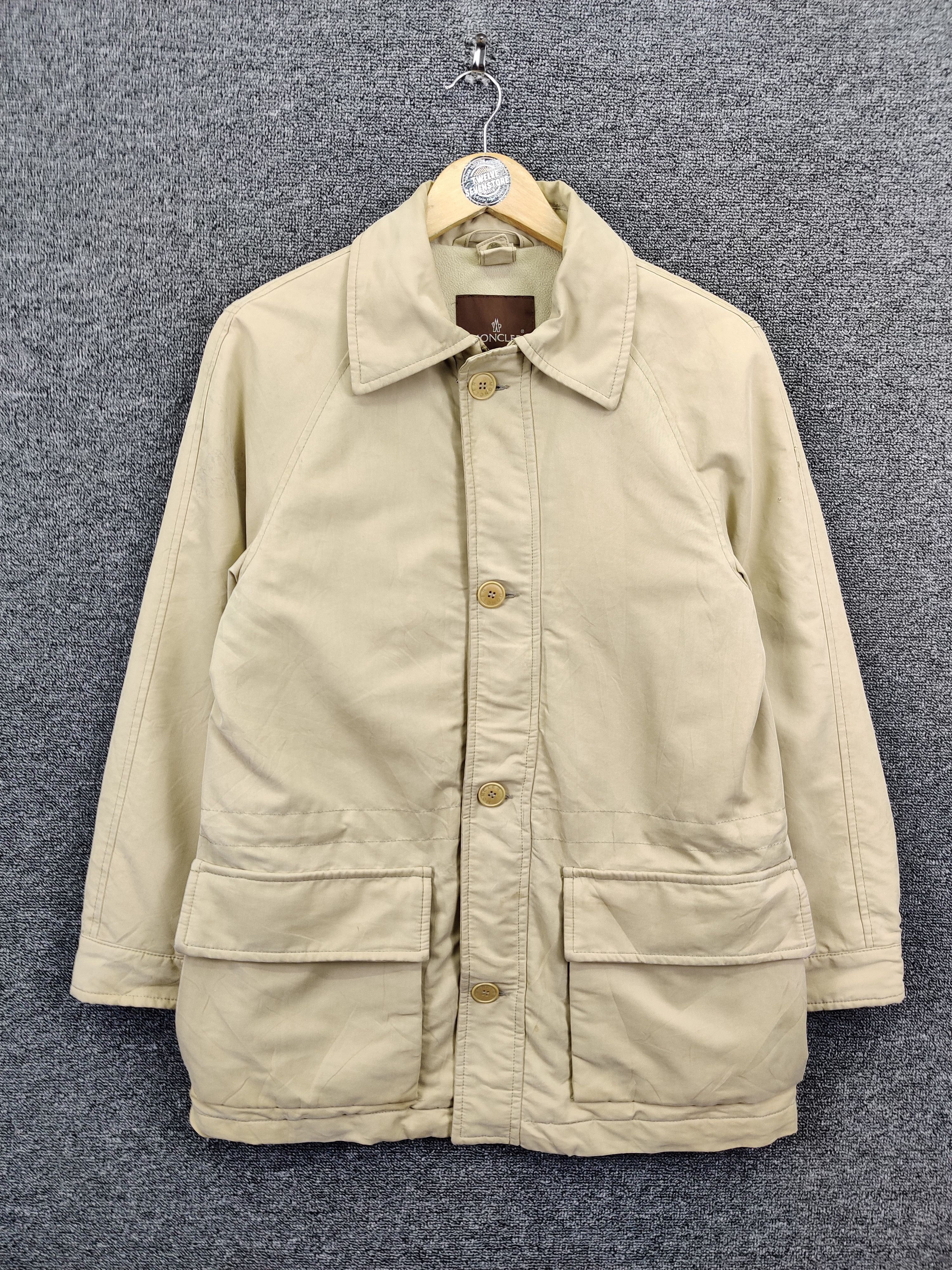 Moncler Vintage Moncler Coat Button Ups Jacket Size US M / EU 48-50 / 2 - 1 Thumbnail