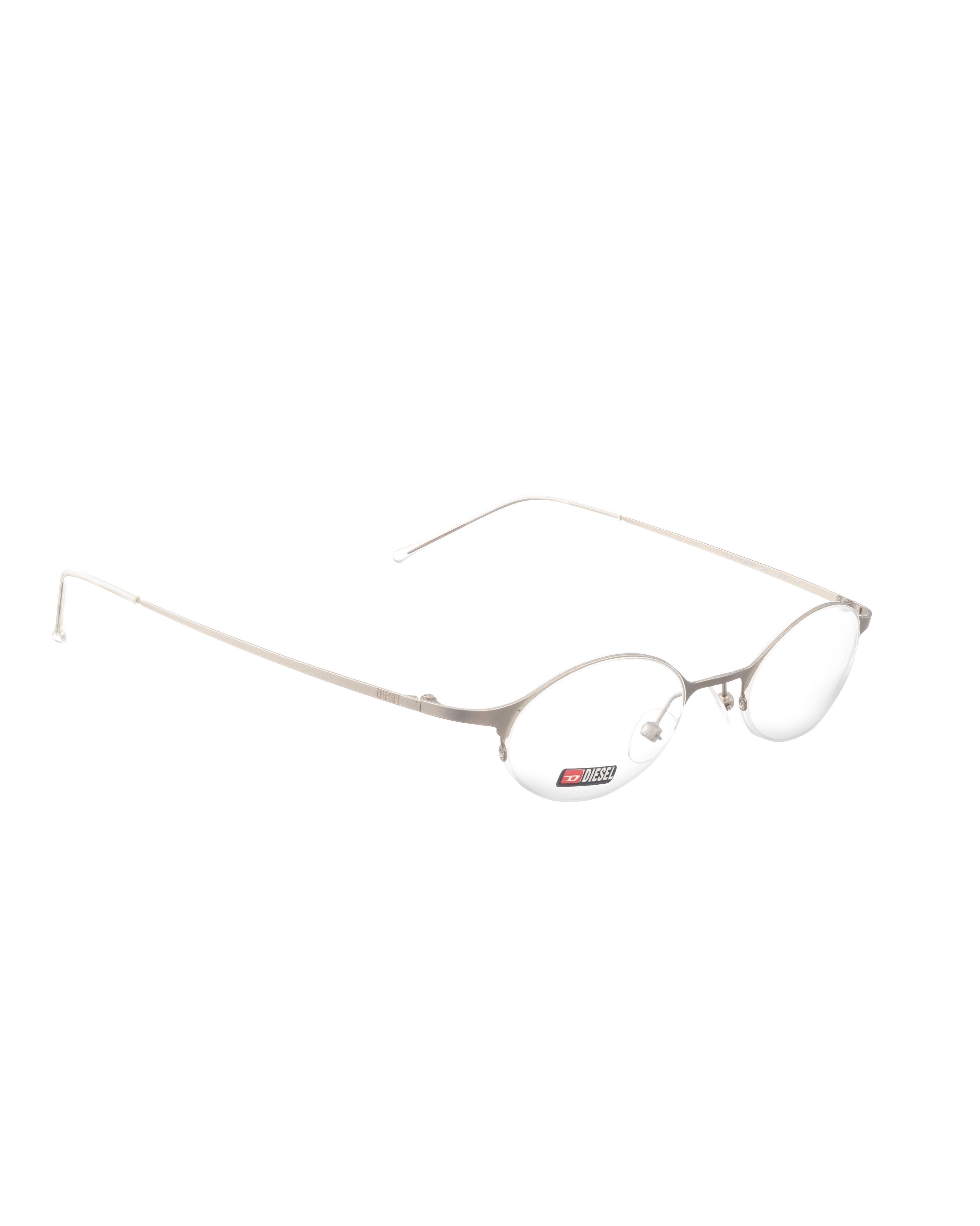 Diesel Diesel '00s Light Silver Half-Rim Mini Glasses Size ONE SIZE - 3 Thumbnail