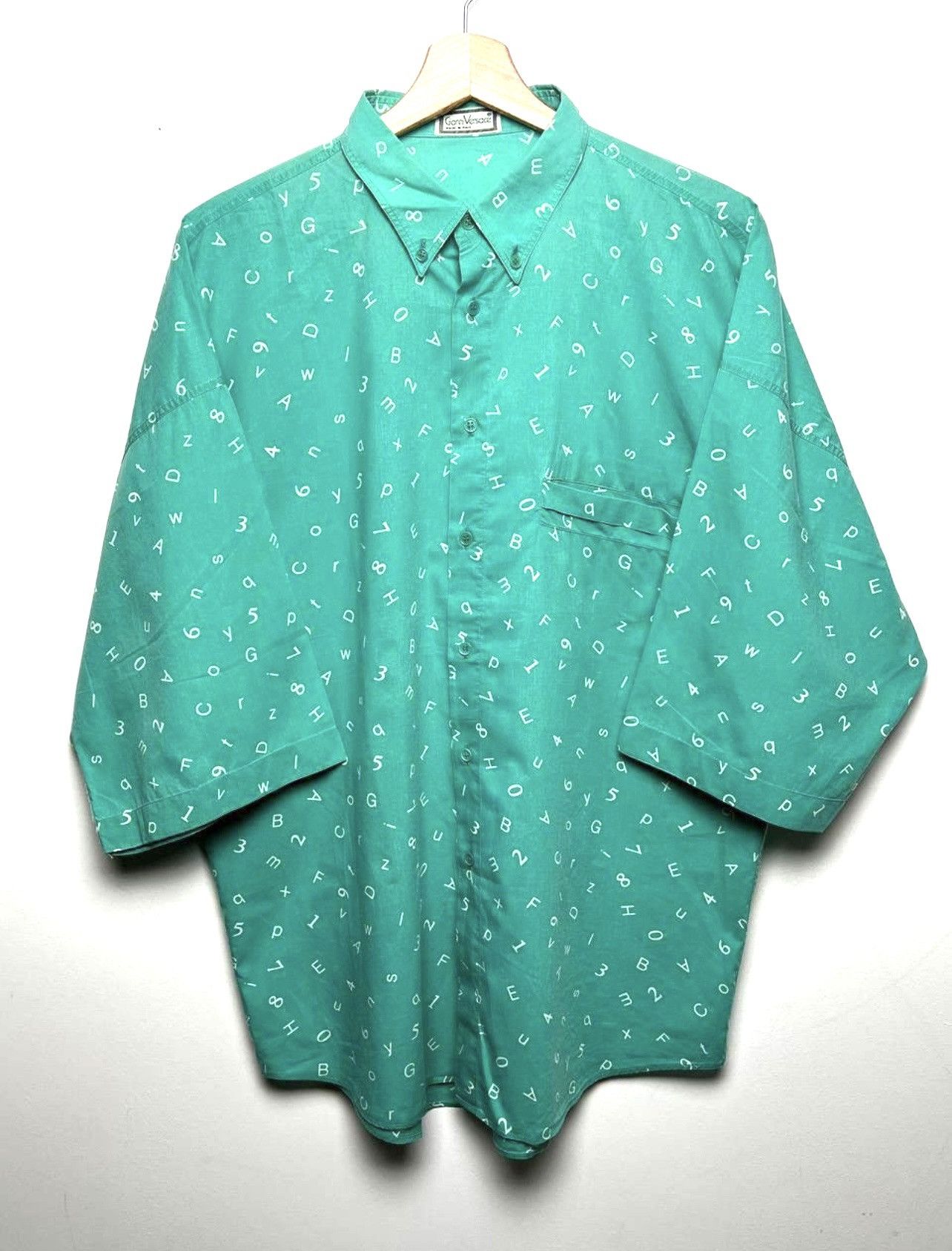 Versace gianni versace printed 90s y2k shirt m-l Size US M / EU 48-50 / 2 - 2 Thumbnail