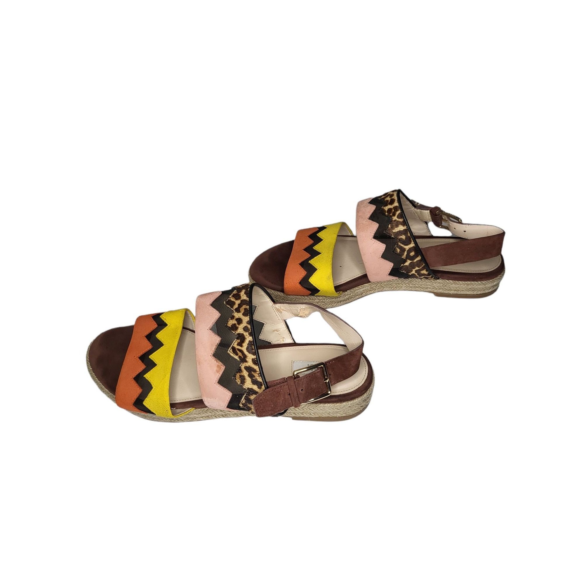 Cole Haan Cole Haan Cloudfeel Espadrille Sandals Women Sz 8 b Flat Mul Size US 8 / IT 38 - 2 Thumbnail