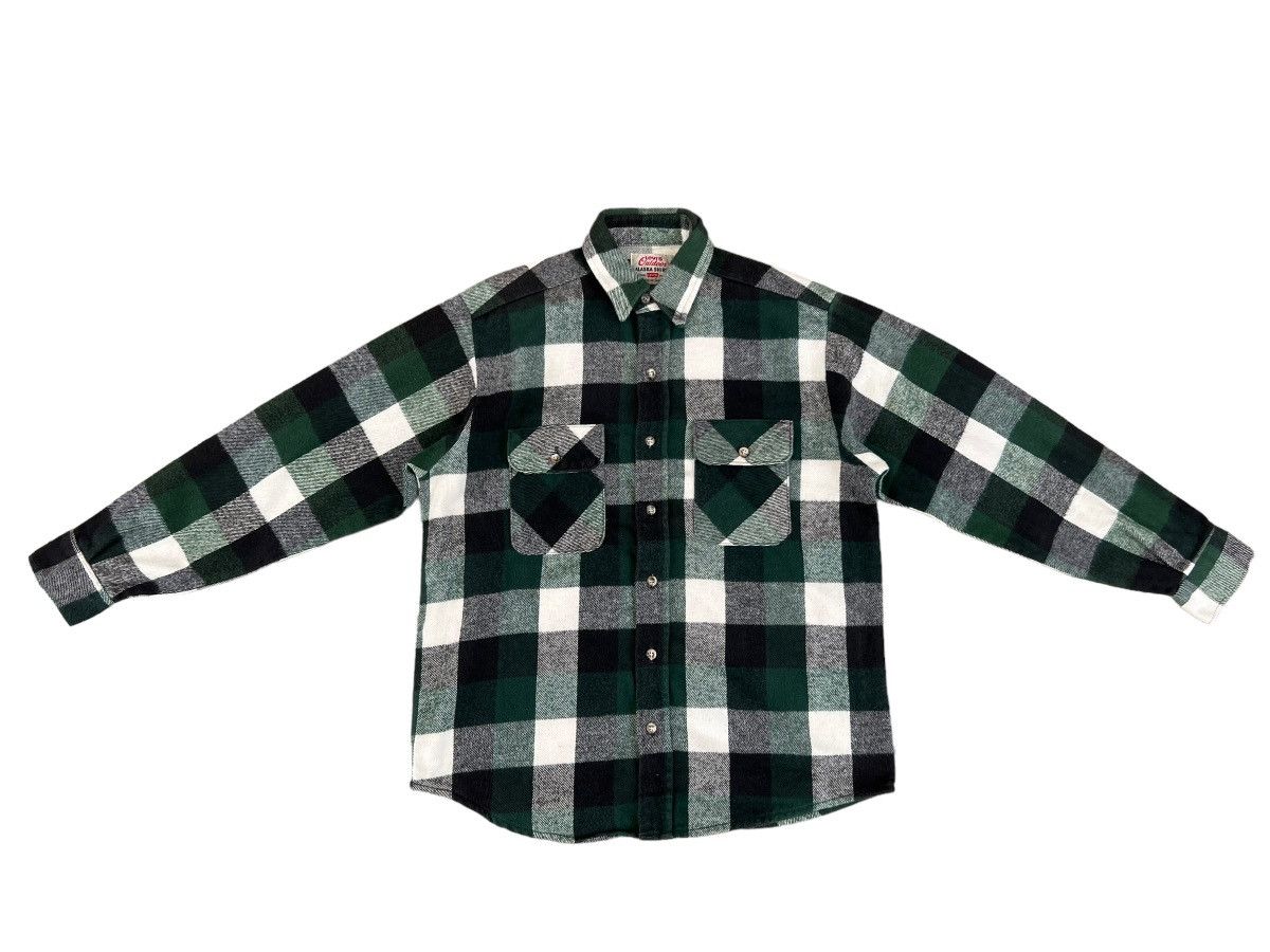 Levi's Vtg Levi’s Outdoors Usa Check Board Flannel Alaska Shirt Size US M / EU 48-50 / 2 - 1 Thumbnail