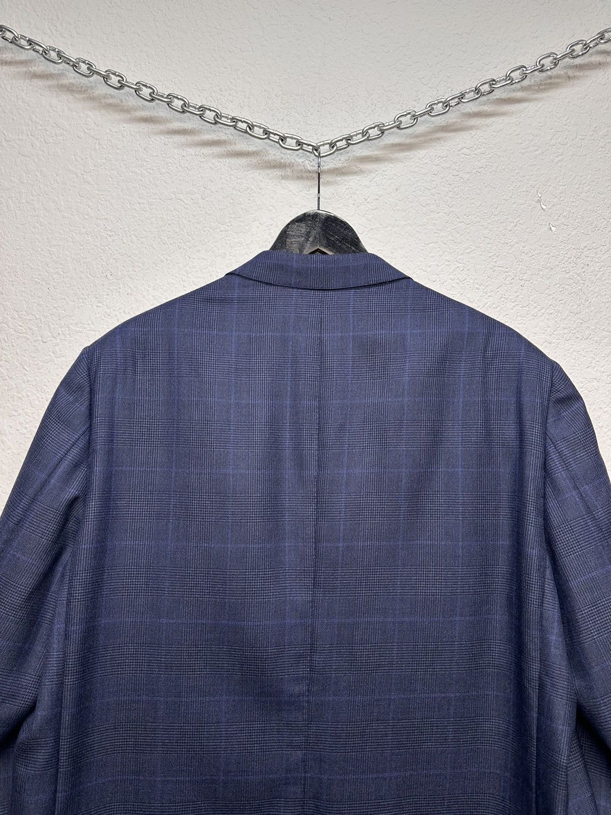 Ermenegildo Zegna Ermenegildo Zegna wool blazer navy LUXURY Italian suit XL Size 48L - 12 Thumbnail
