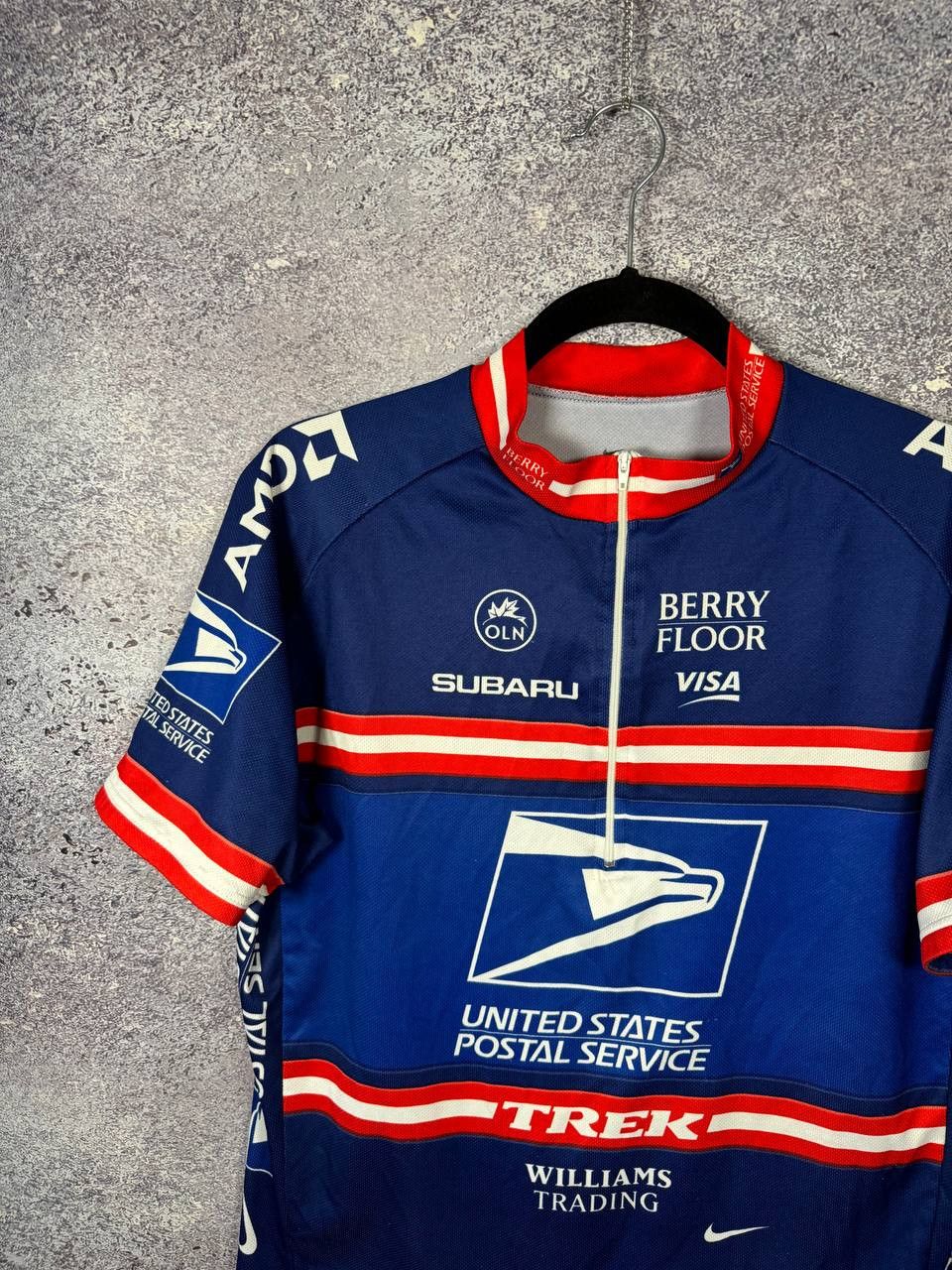 Bicycle × Nike × Vintage Nike Cycling US Jersey 2004 Trek Tour De France T Weisel Size US XL / EU 56 / 4 - 2 Thumbnail