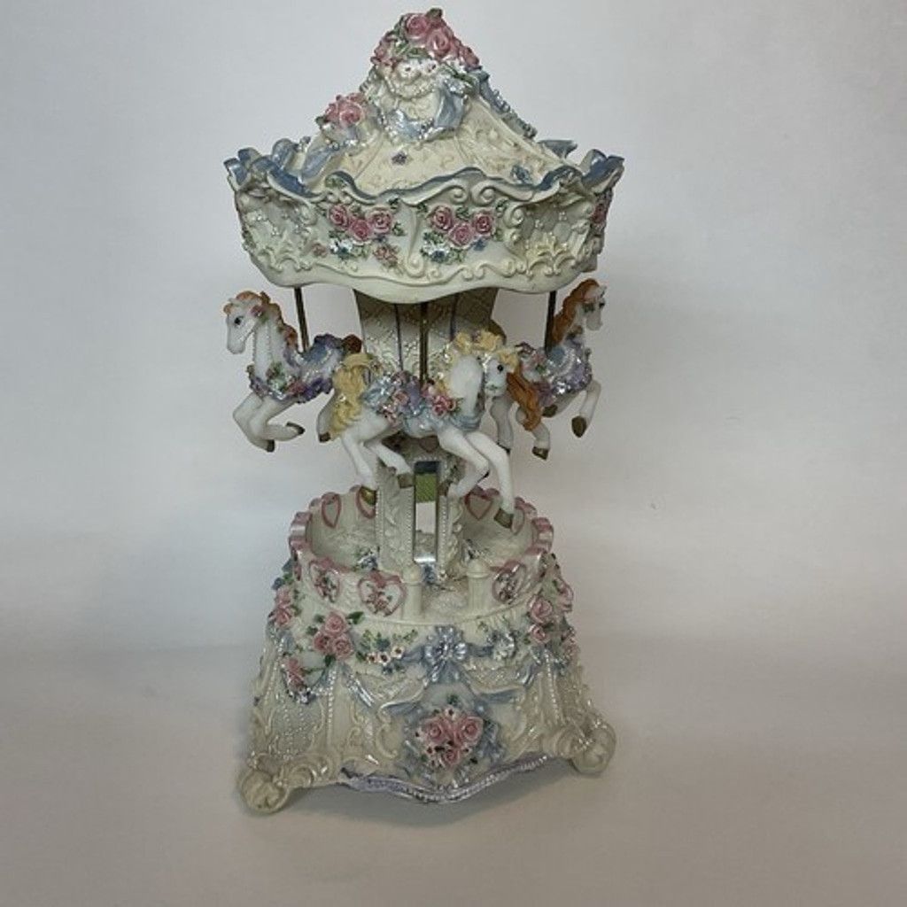 Other VTG San Francisco Music Box All The Pretty Horses Music Box Size ONE SIZE - 10 Thumbnail