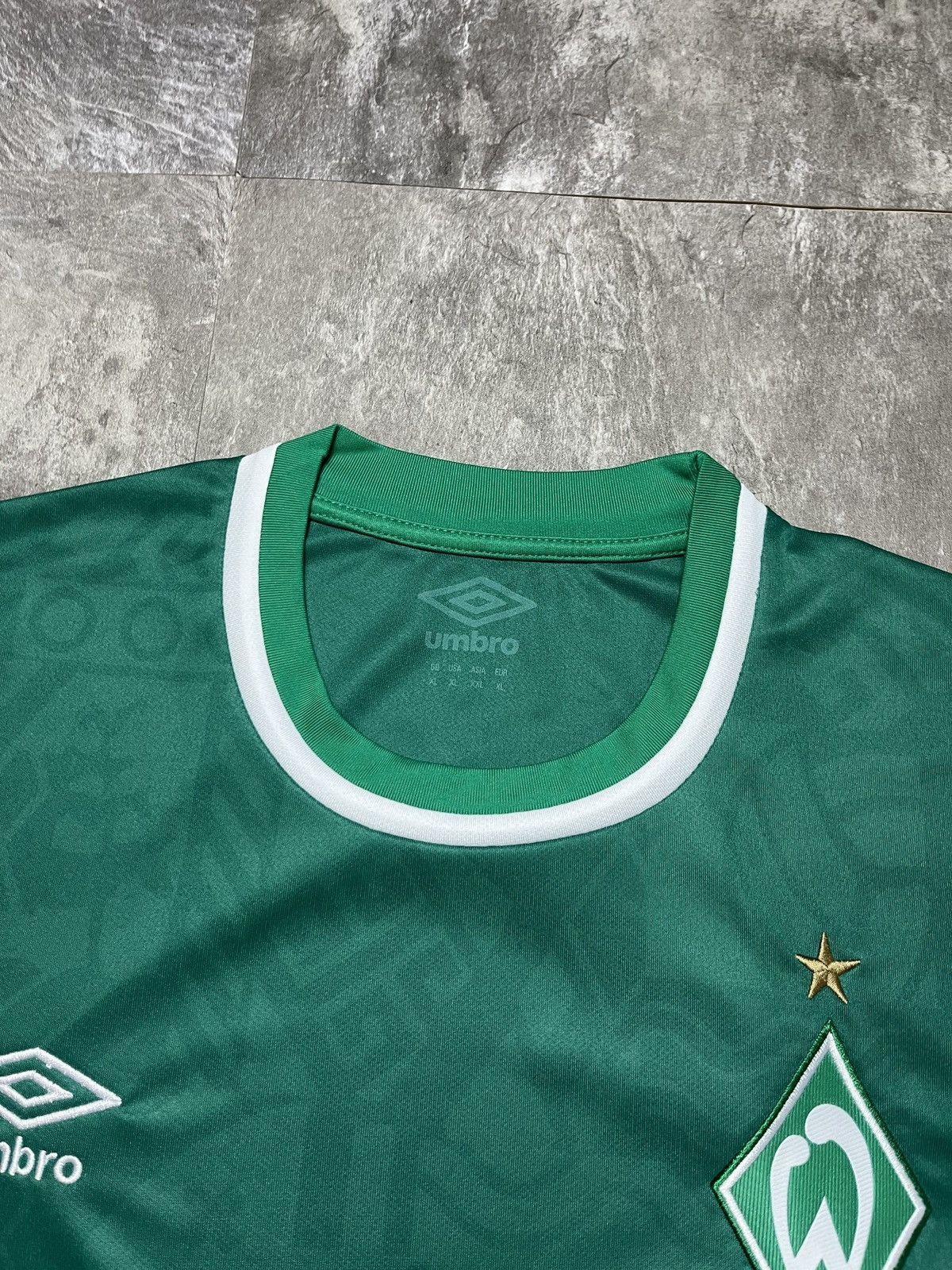 Umbro Umbro Werder Bremen 2021 2022 Home Soccer Jersey Football Size US XL / EU 56 / 4 - 6 Thumbnail
