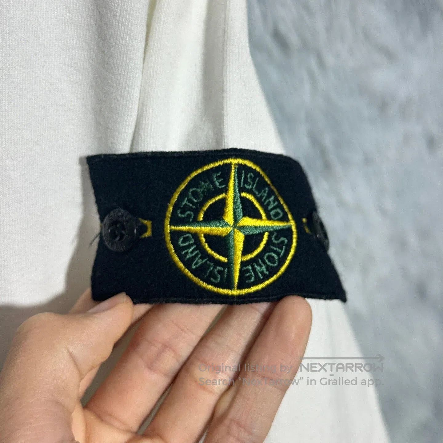 Stone Island stone island white zip hoodie XL. Size US XL / EU 56 / 4 - 5 Thumbnail