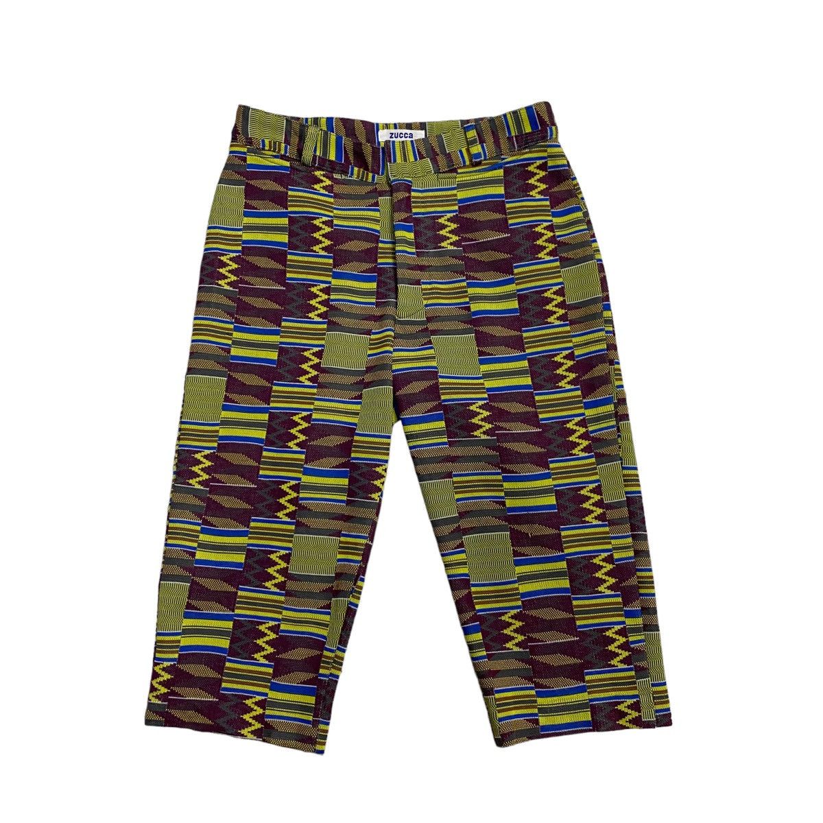 image of Cabane De Zucca x Issey Miyake Zucca Issey Miyake Printed Cropped Pant, Women's (Size 27)