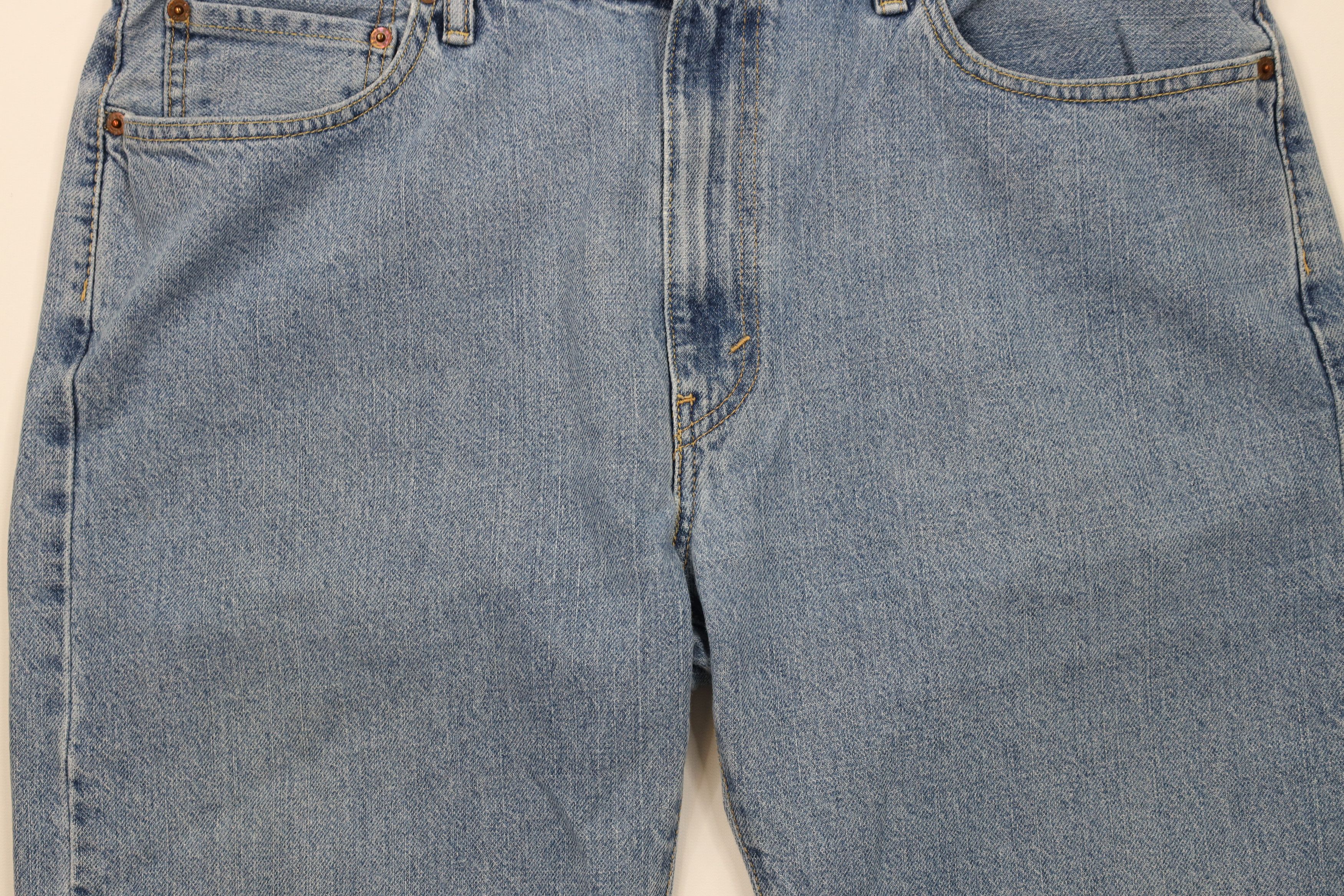 Levi's Vintage Y2K Levis 505 Fit Denim Jean Shorts Jorts Blue Size US 38 / EU 54 - 3 Thumbnail