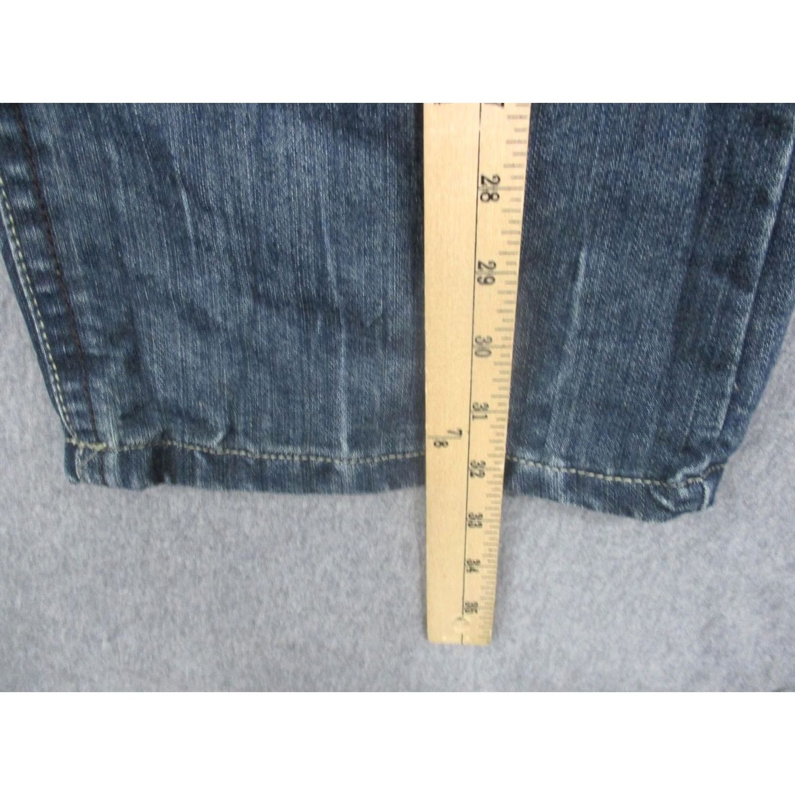 Vintage Red Ape Jeans Mens 38 Blue Straight Leg Distressed Studded Pockets Denim Pants Size US 38 / EU 54 - 6 Thumbnail