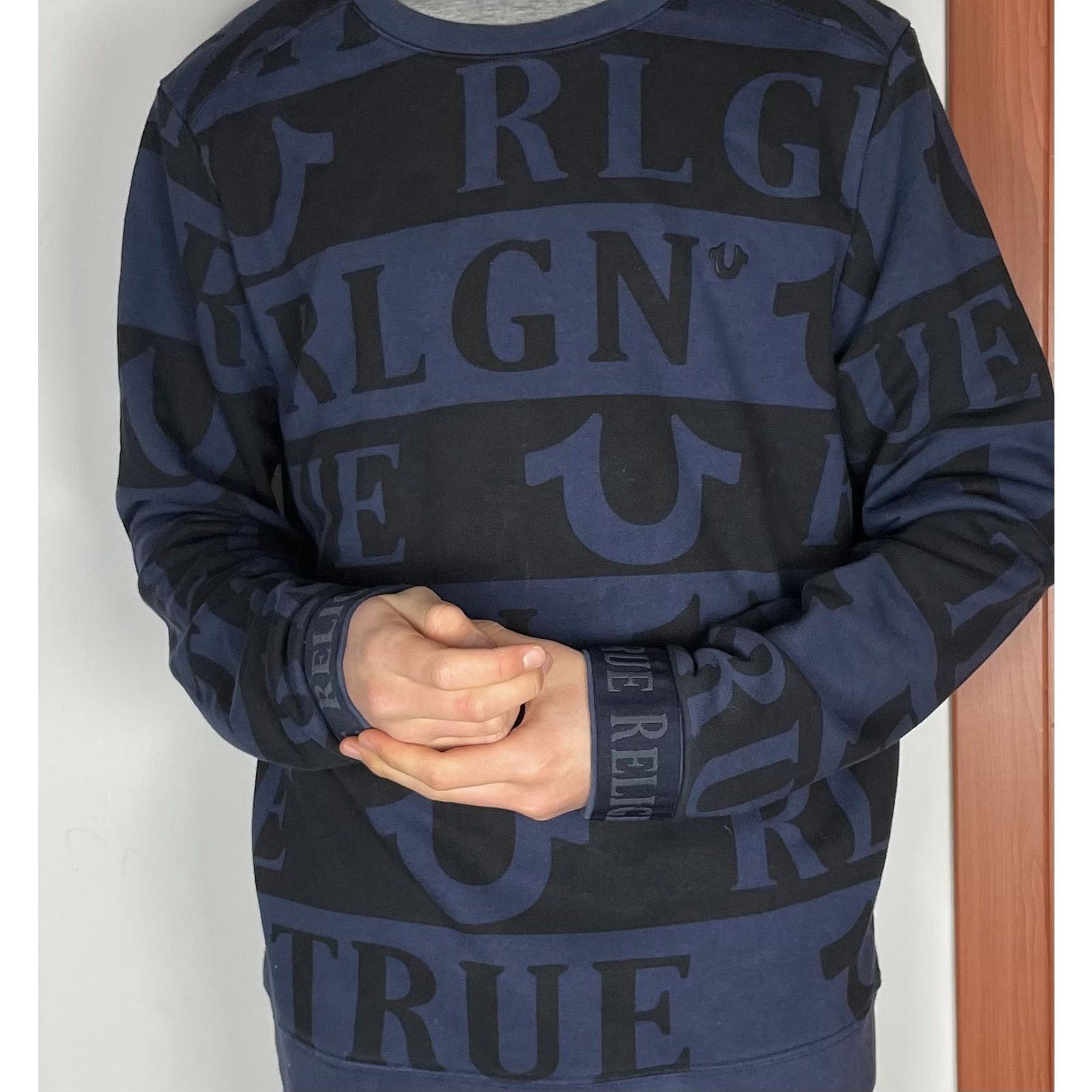 True Religion True Religion Men's Crew Neck Print Allover Sweatshirt Large Size US L / EU 52-54 / 3 - 2 Thumbnail