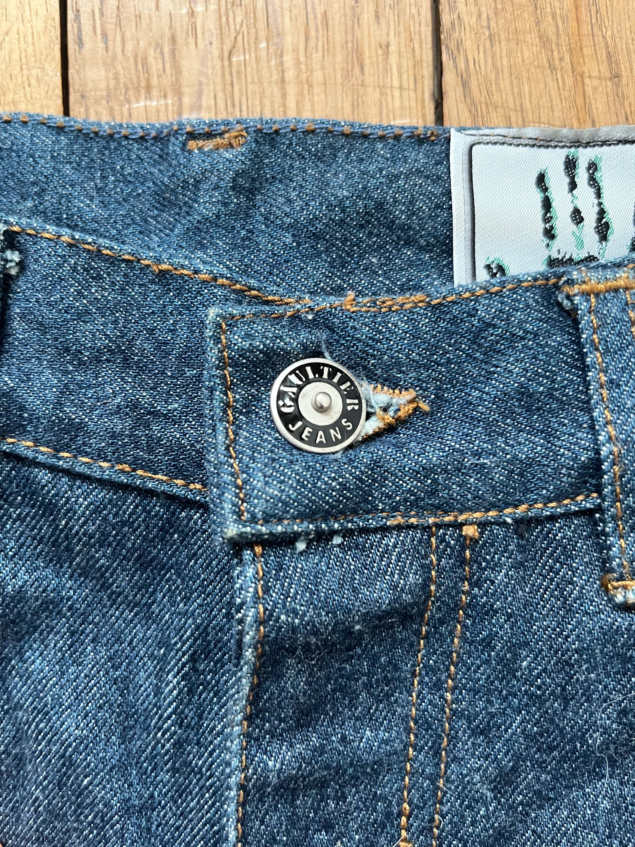 Jean Paul Gaultier Jean Paul Gaultier FW1994 Denim jeans with fur Size 27" / US 4 / IT 40 - 4 Thumbnail