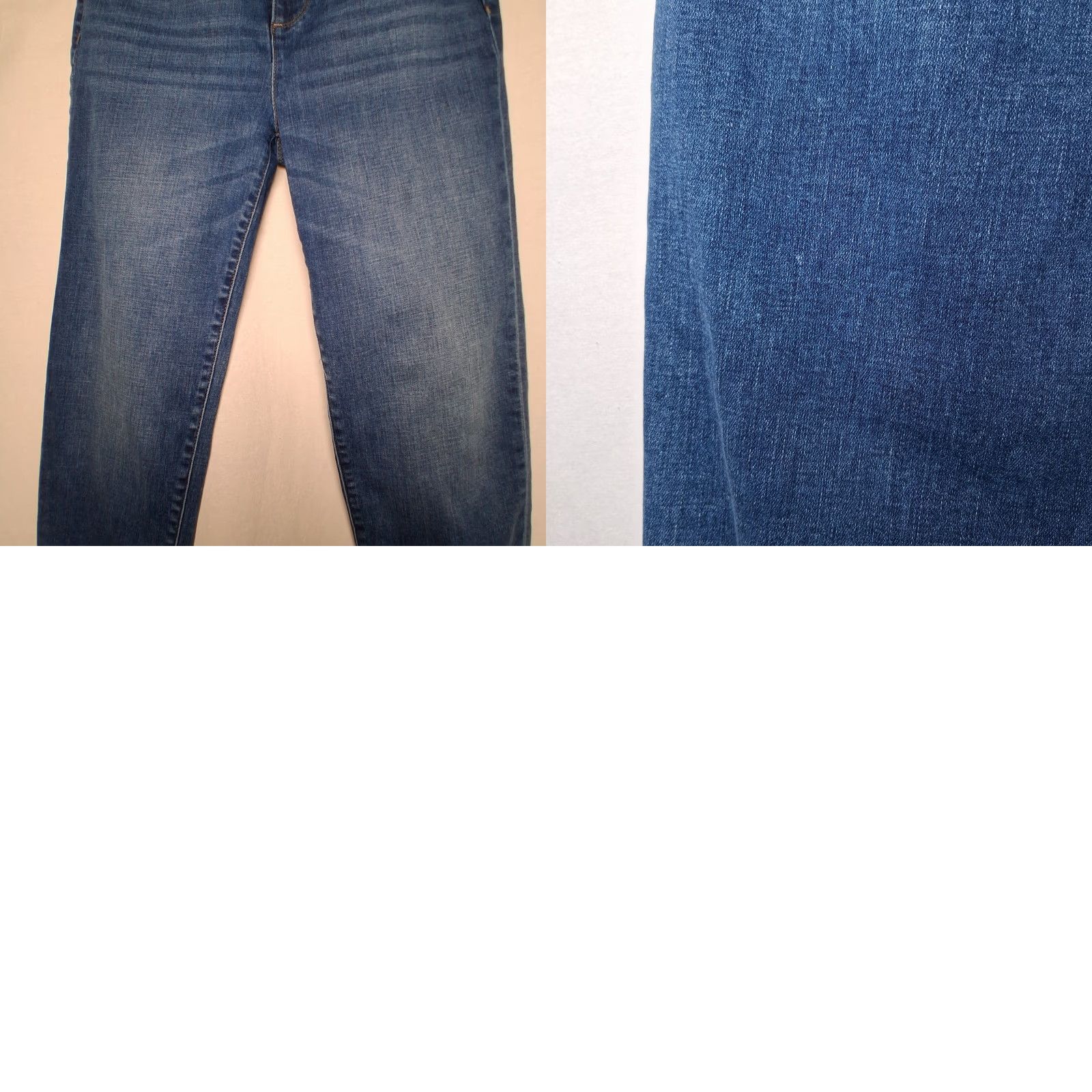 Karl Lagerfeld Karl Lagerfeld Jeans Women 29x27 Straight Leg Rhinestone Studded Stars Whiskered Denim Blue Size 29" - 11 Thumbnail