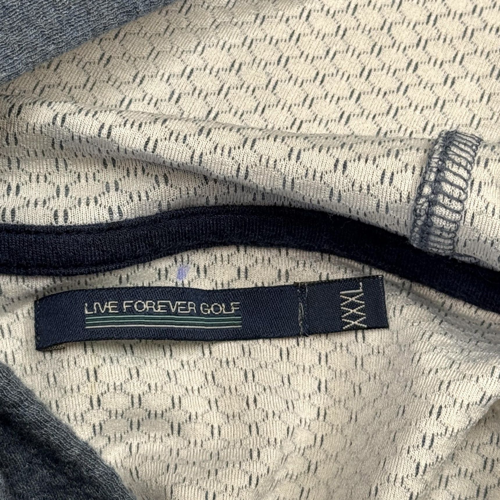 Olive Live Forever Golf Hoodie Mens XL Blue Lightweight Pullover Sweatshirt Size US XL / EU 56 / 4 - 3 Thumbnail