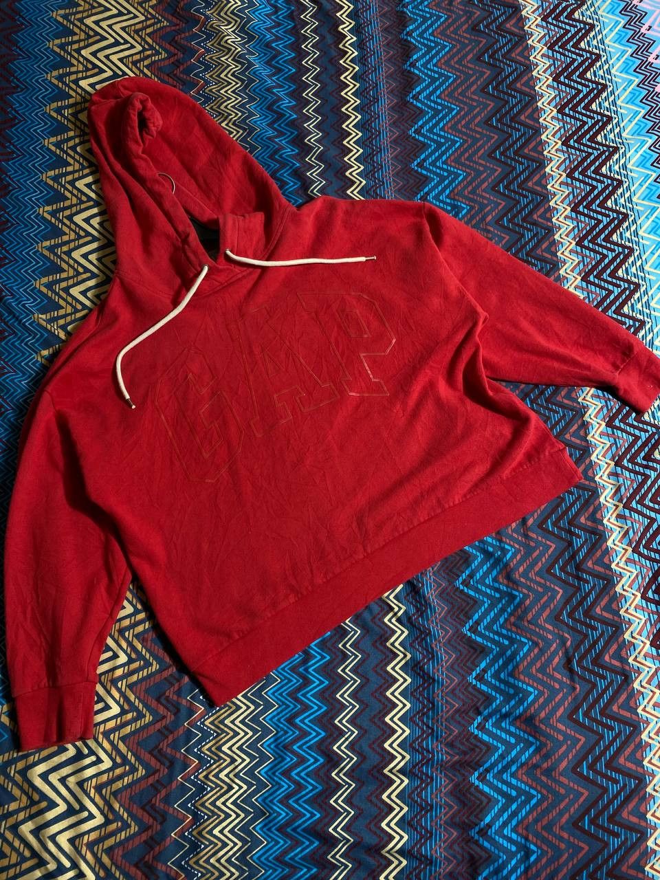 Gap × Vintage 90’s GAP RETRO Y2K BIG LOGO EST 1969 Y2K HOODIE Size US XL / EU 56 / 4 - 2 Thumbnail